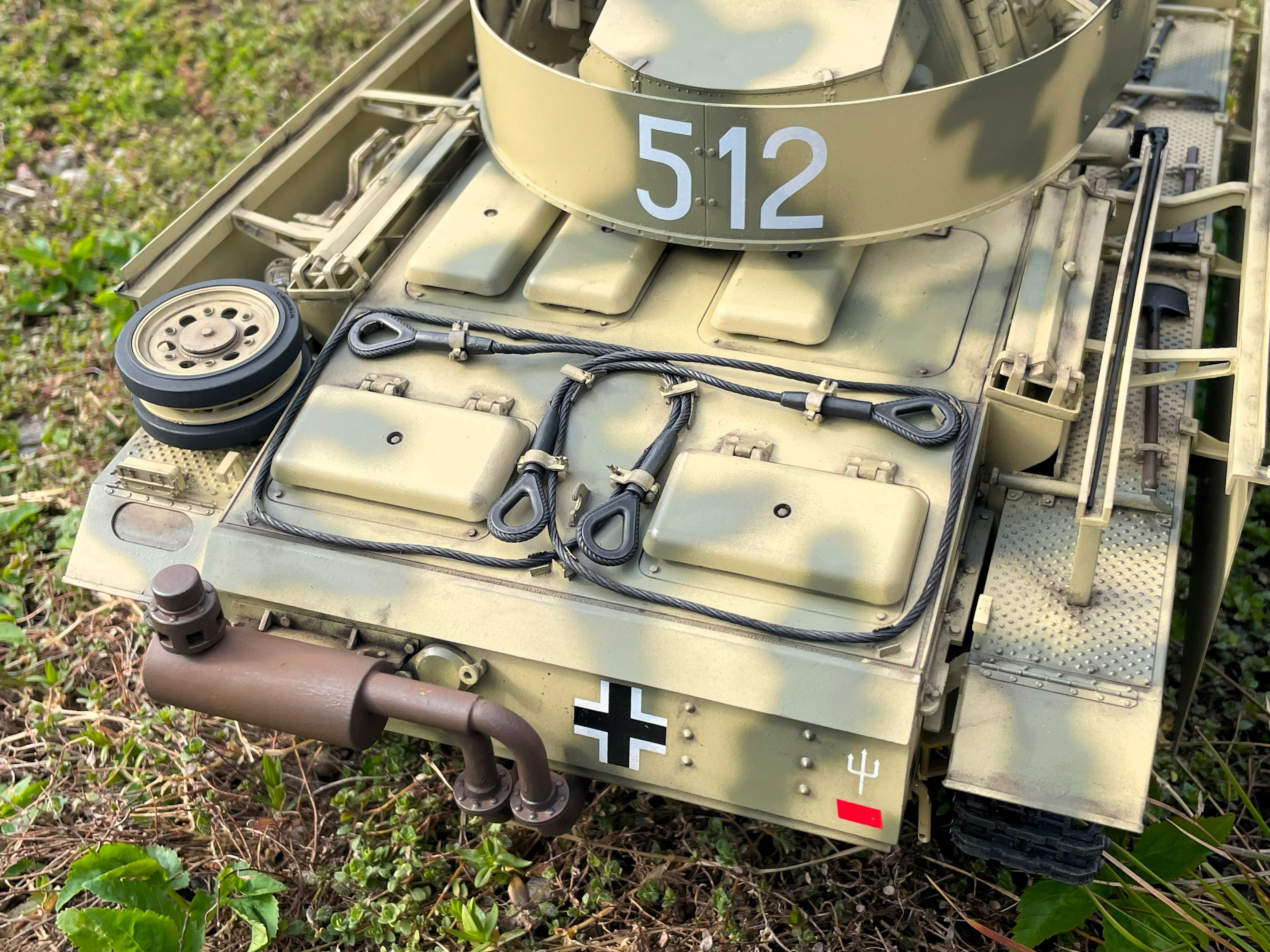 1/16 PzKpfw III Ausf M - Trumpeter/Heller kit with Taigen hull integration - Build