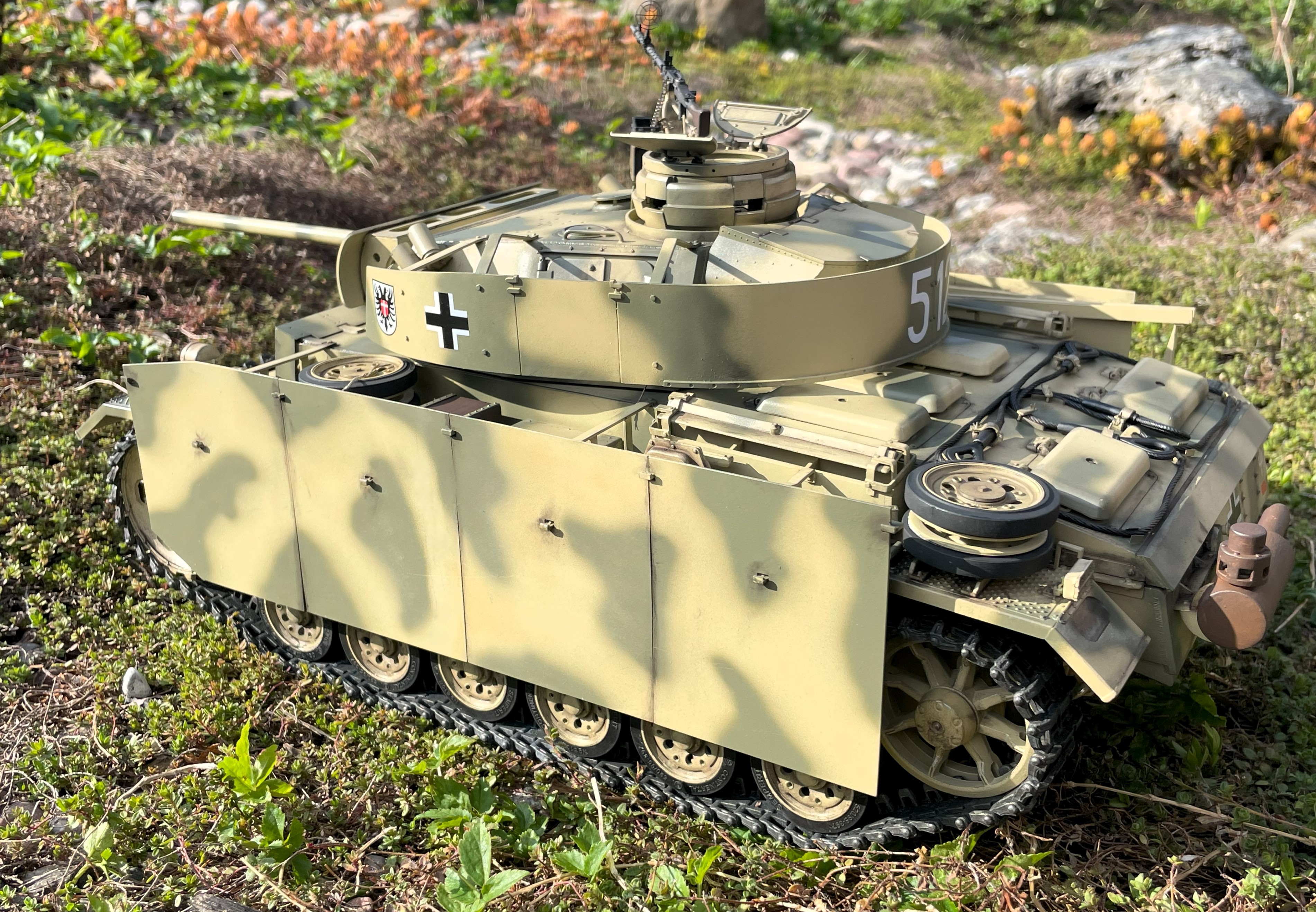 1/16 PzKpfw III Ausf M - Trumpeter/Heller kit with Taigen hull integration - Build