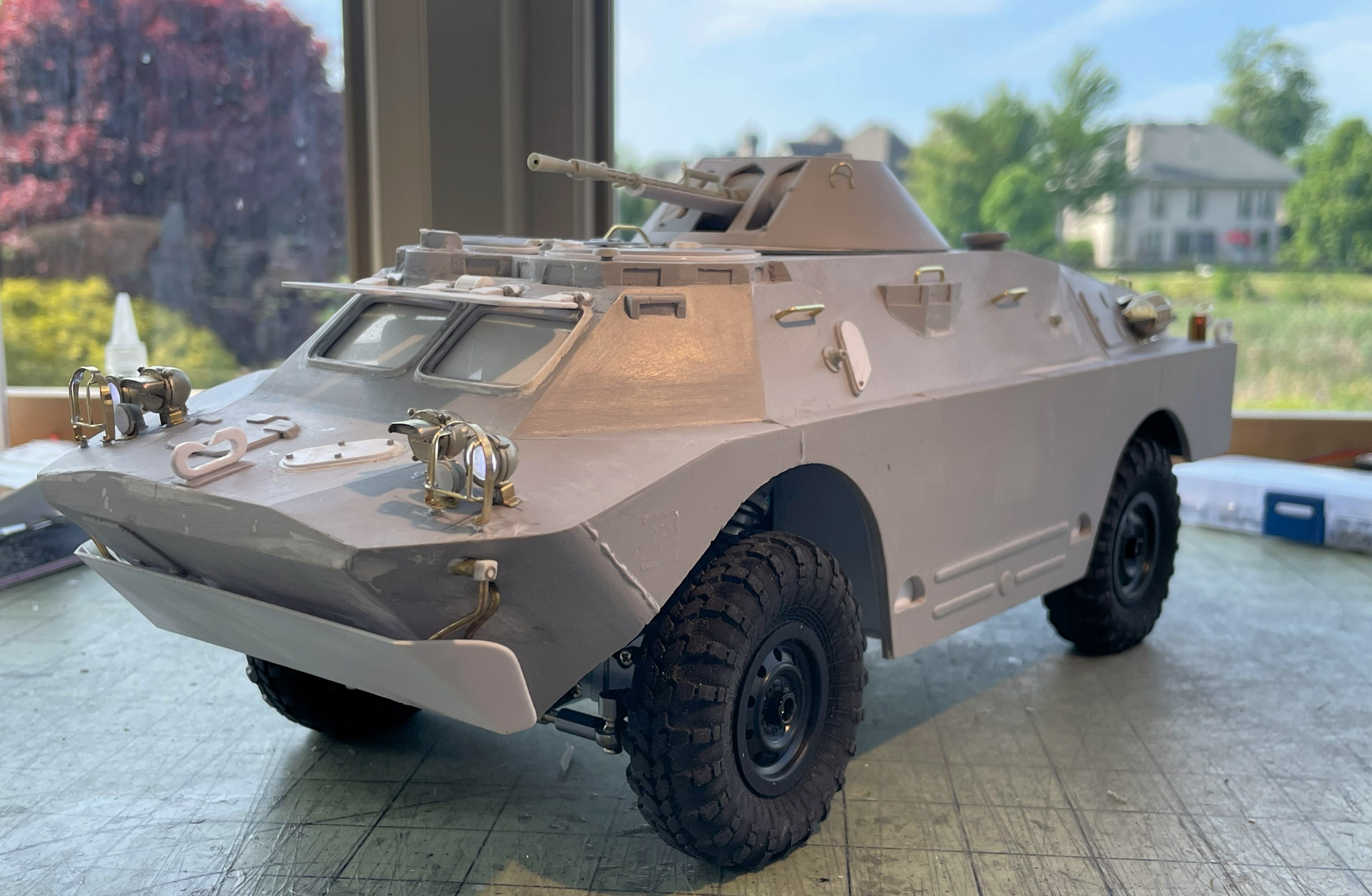 1/16 RC BRDM-2 Soviet Combat Recon Patrol Vehicle - Build