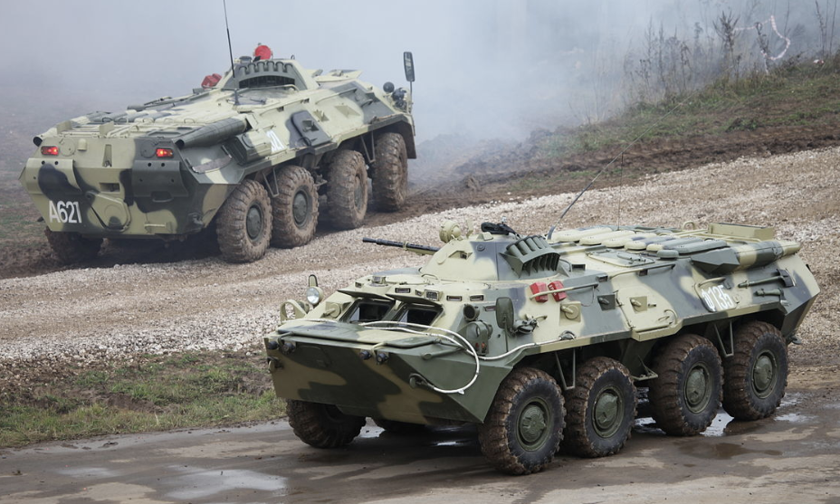 1/16 RC BTR-80 Russian 8x8 wheeled APC - build