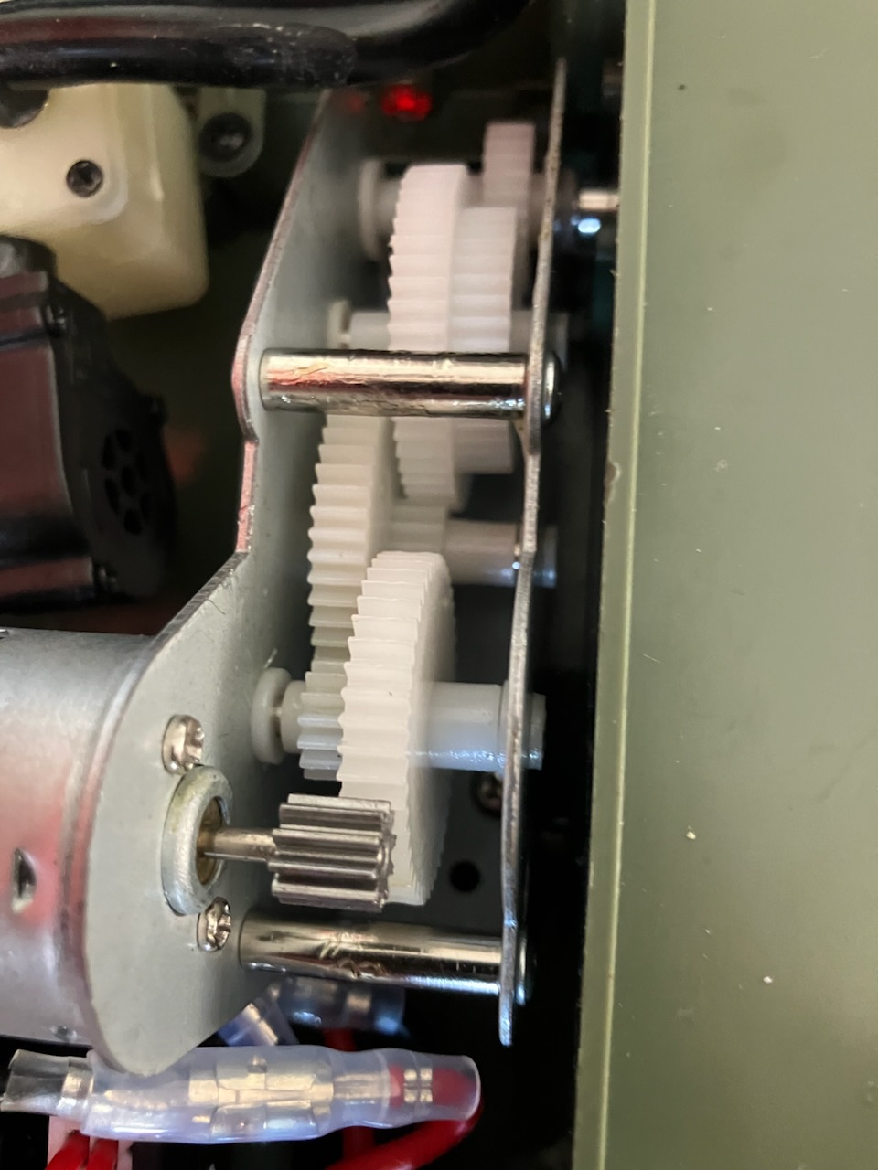 Plastic gearboxes will be going.