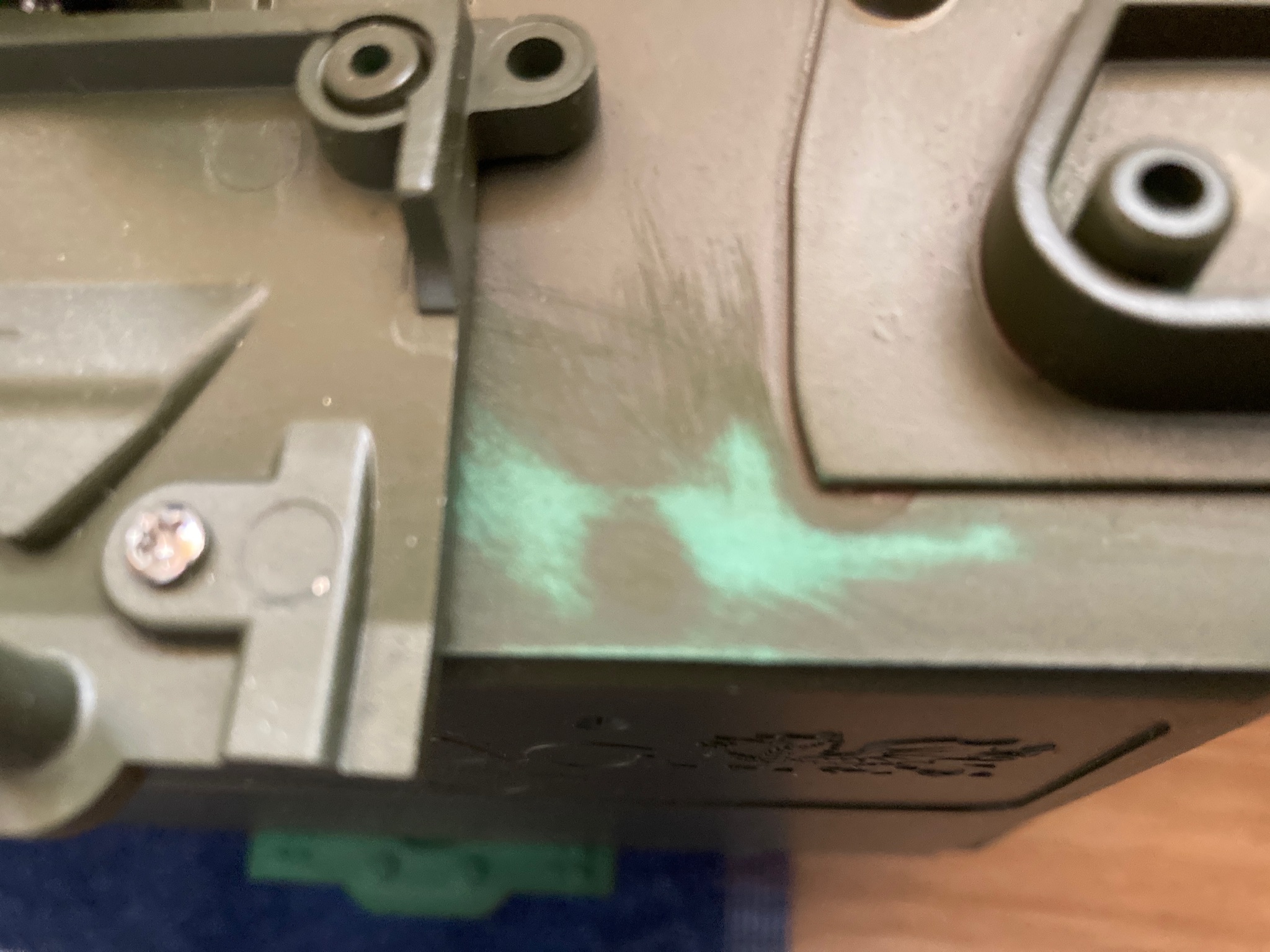 Paint adhesion good .