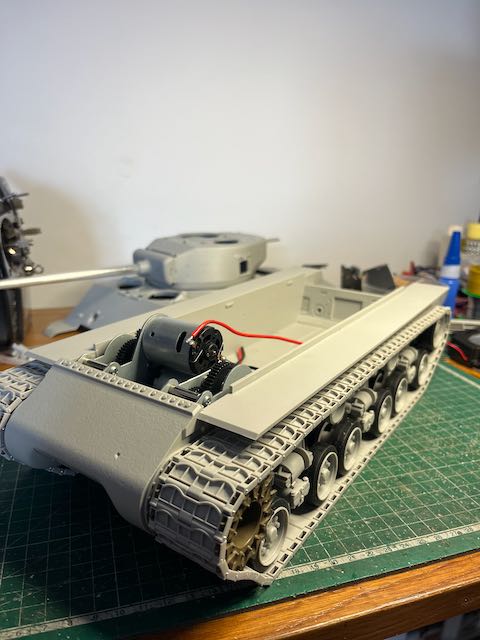 RC 1/16 Sherman M4A3E8 with concrete armour