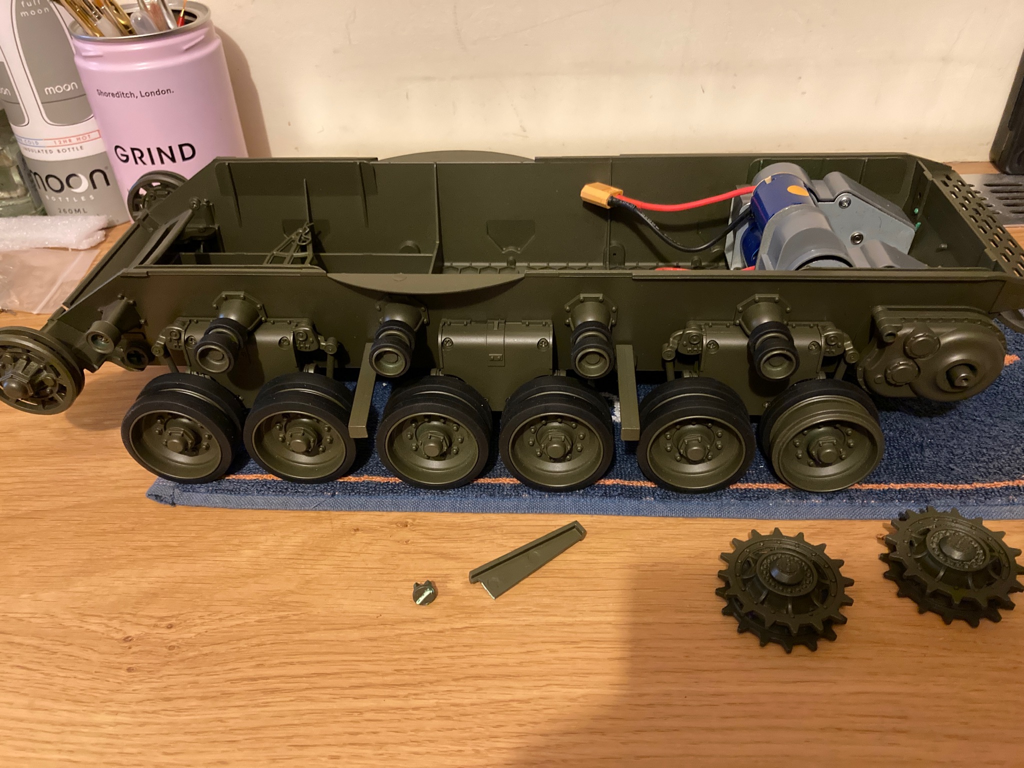 Lower chassis tub almost completed