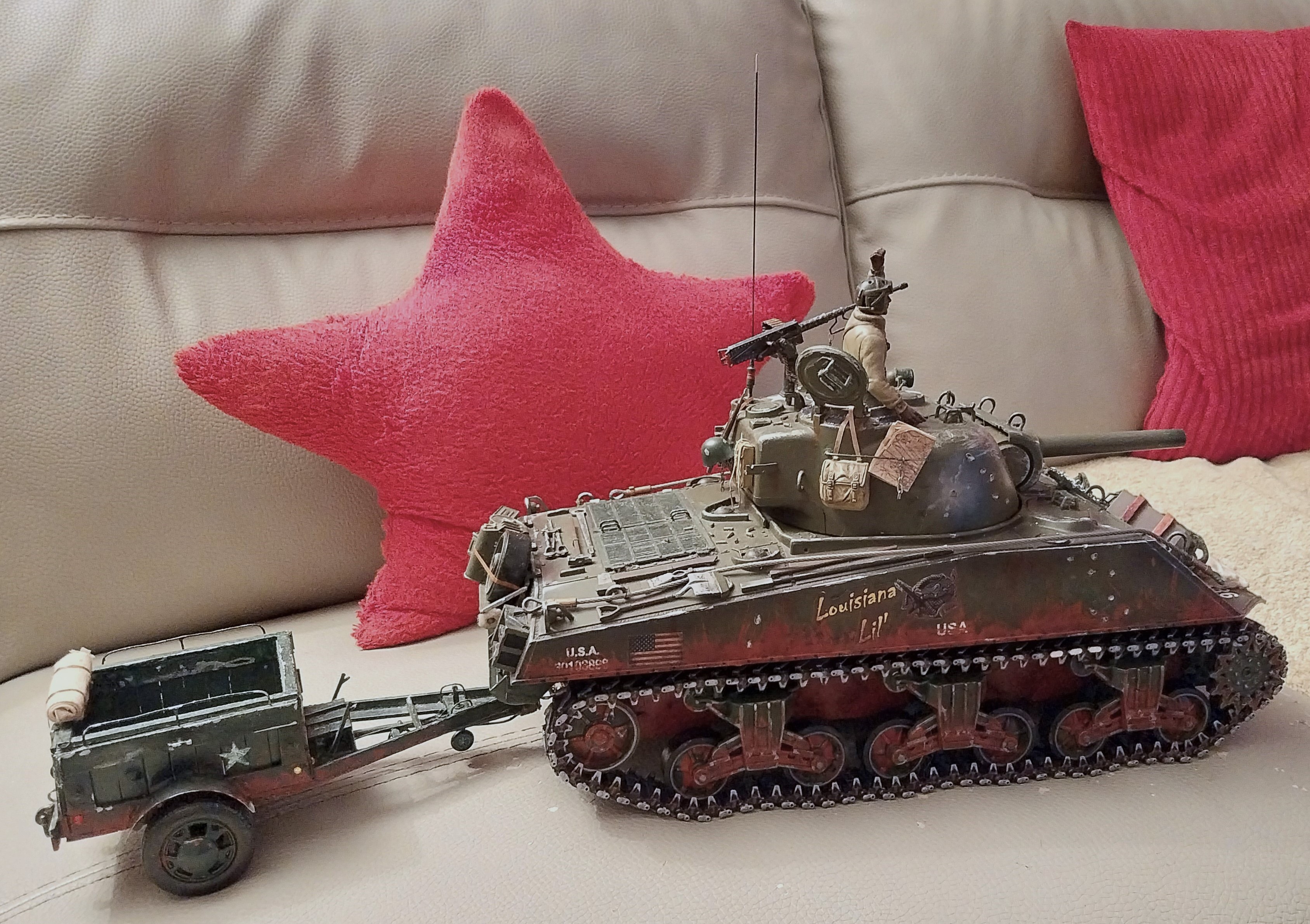 My attempt at an Ammo trailer for the 105mm M4A3