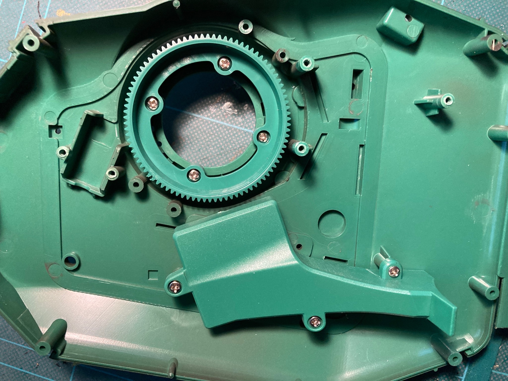BB Shute and cupola underside