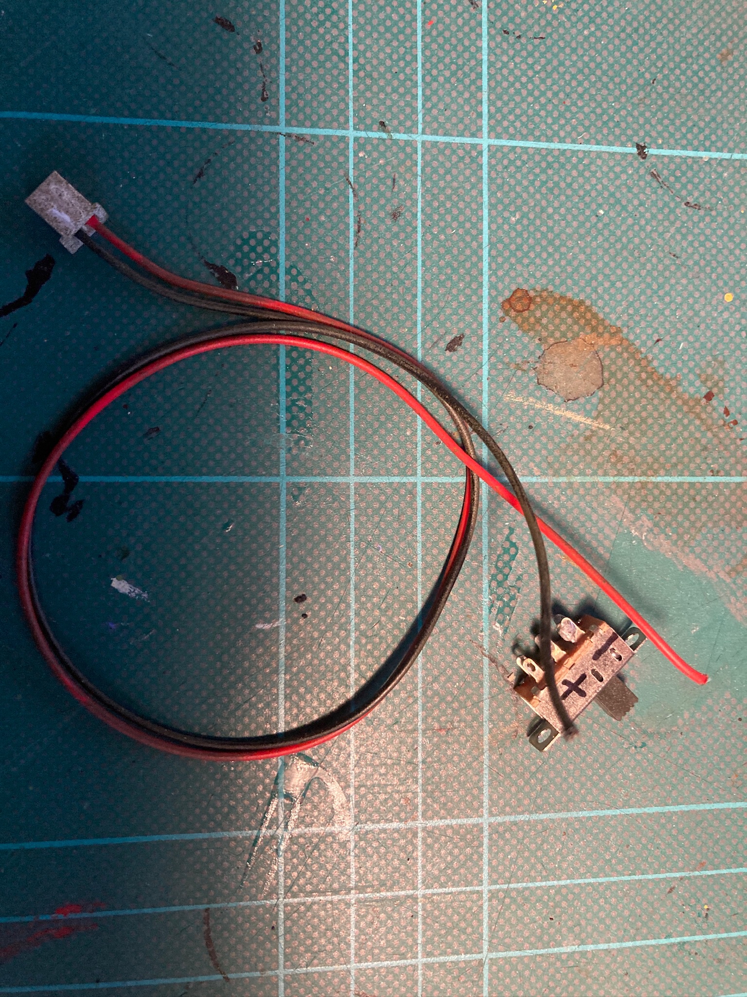 These switch wires fell off so   been resoldered and given a coat of hot melt