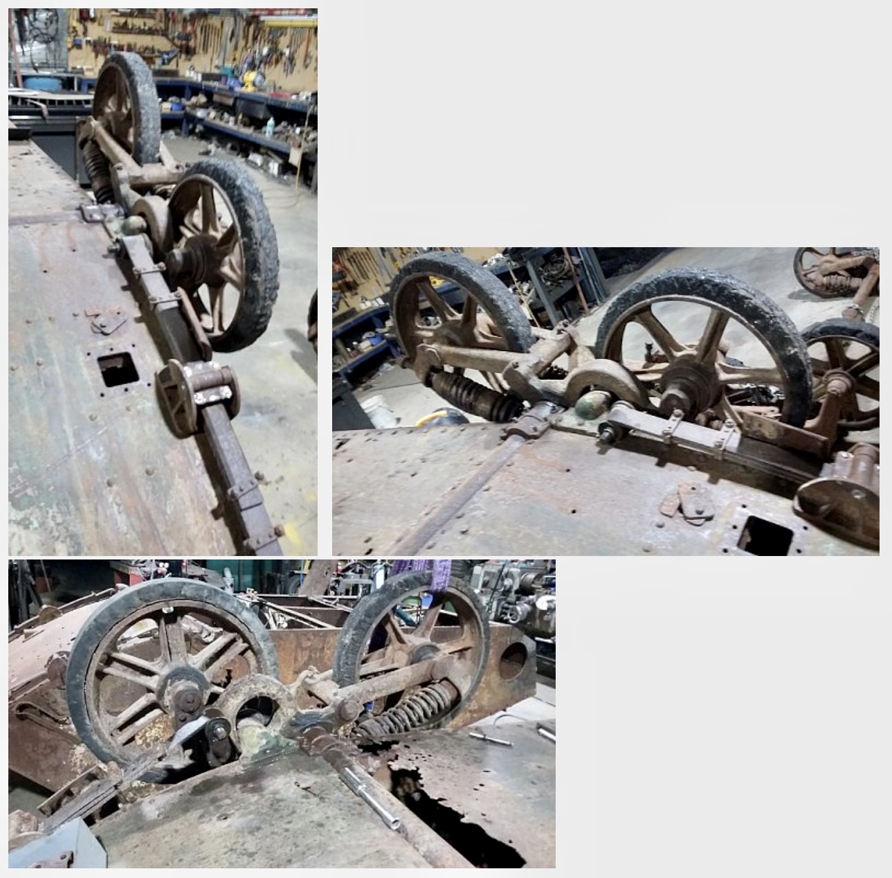 Australian rebuild MKVI rear suspension.jpg