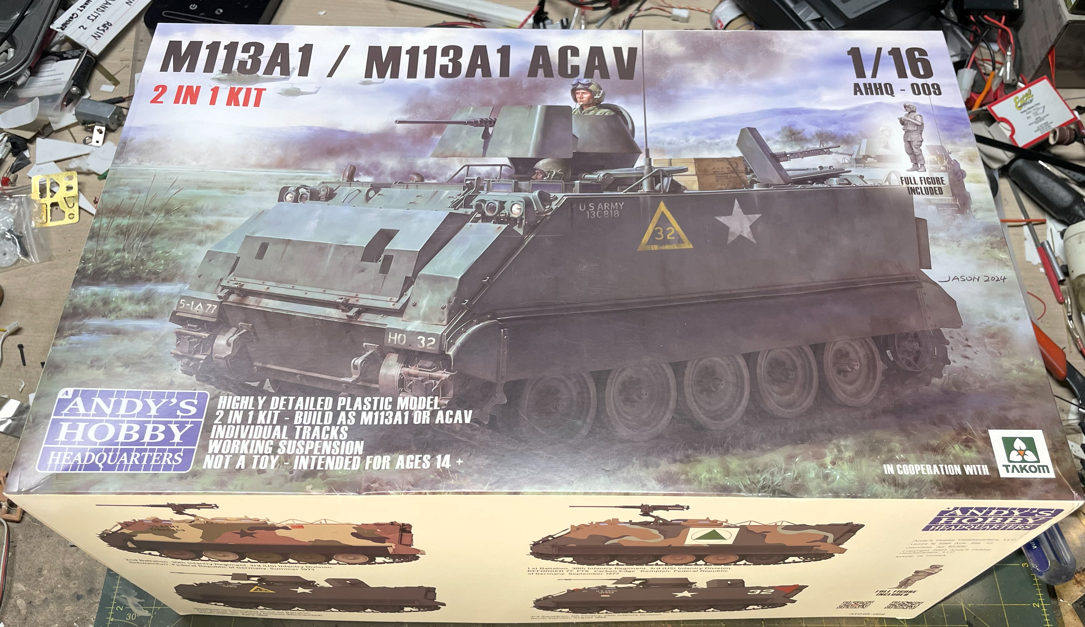 1/16 RC M-113A1 ACAV - Converting the Takom/Andy's HHQ  kit to RC