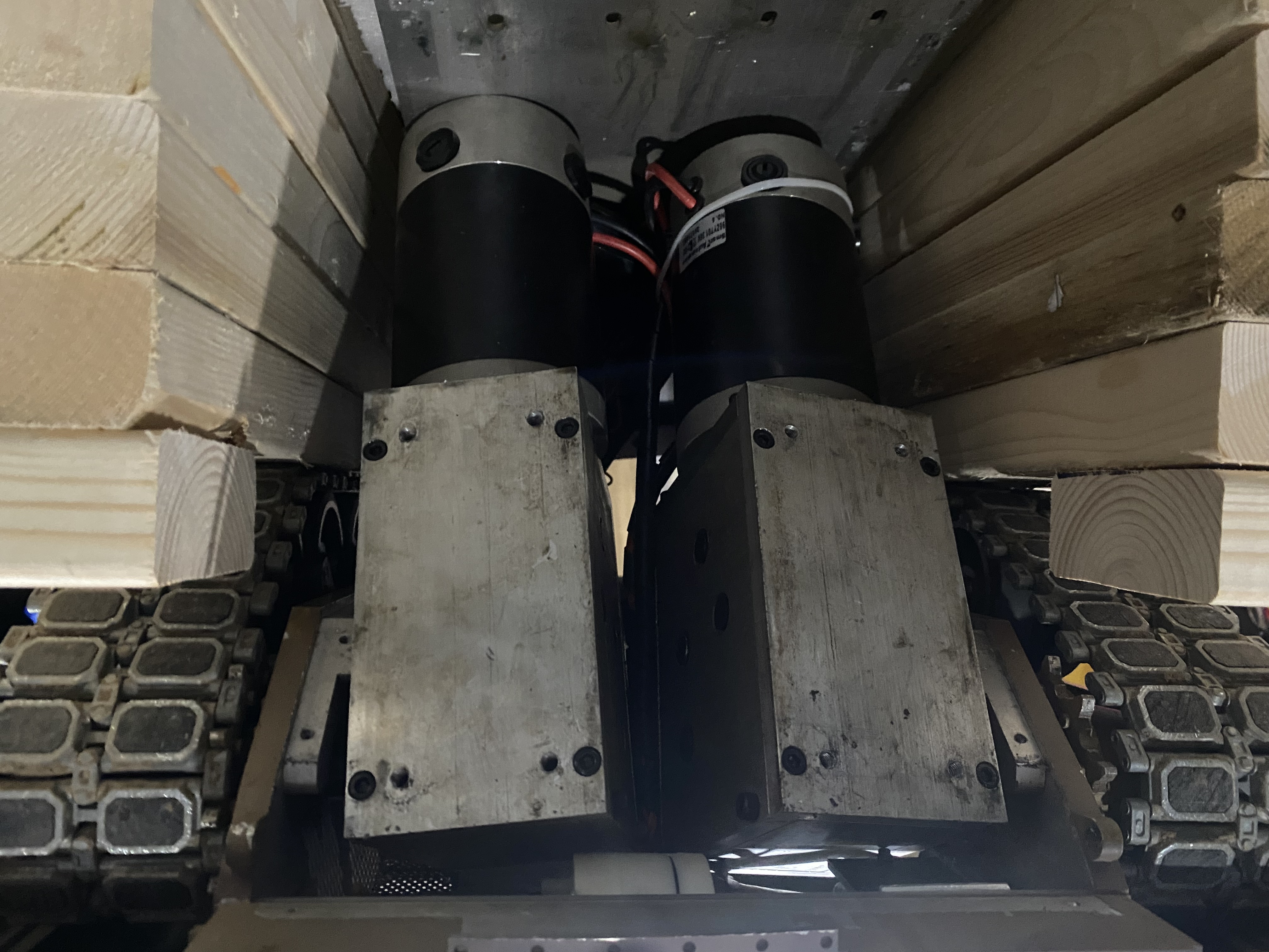 Motors viewed from the rear