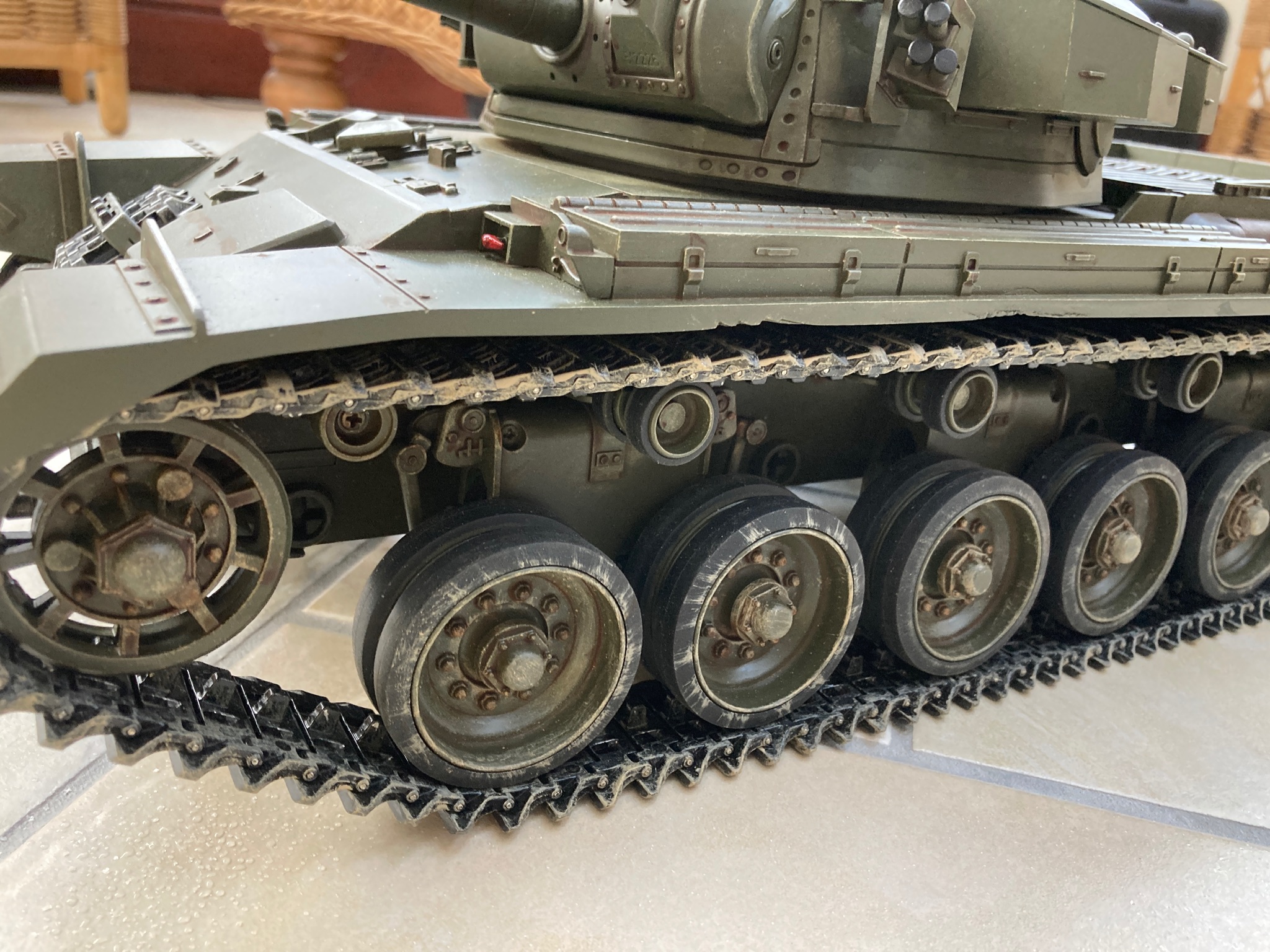 Removing the Bazooka plates shows a lot more track!