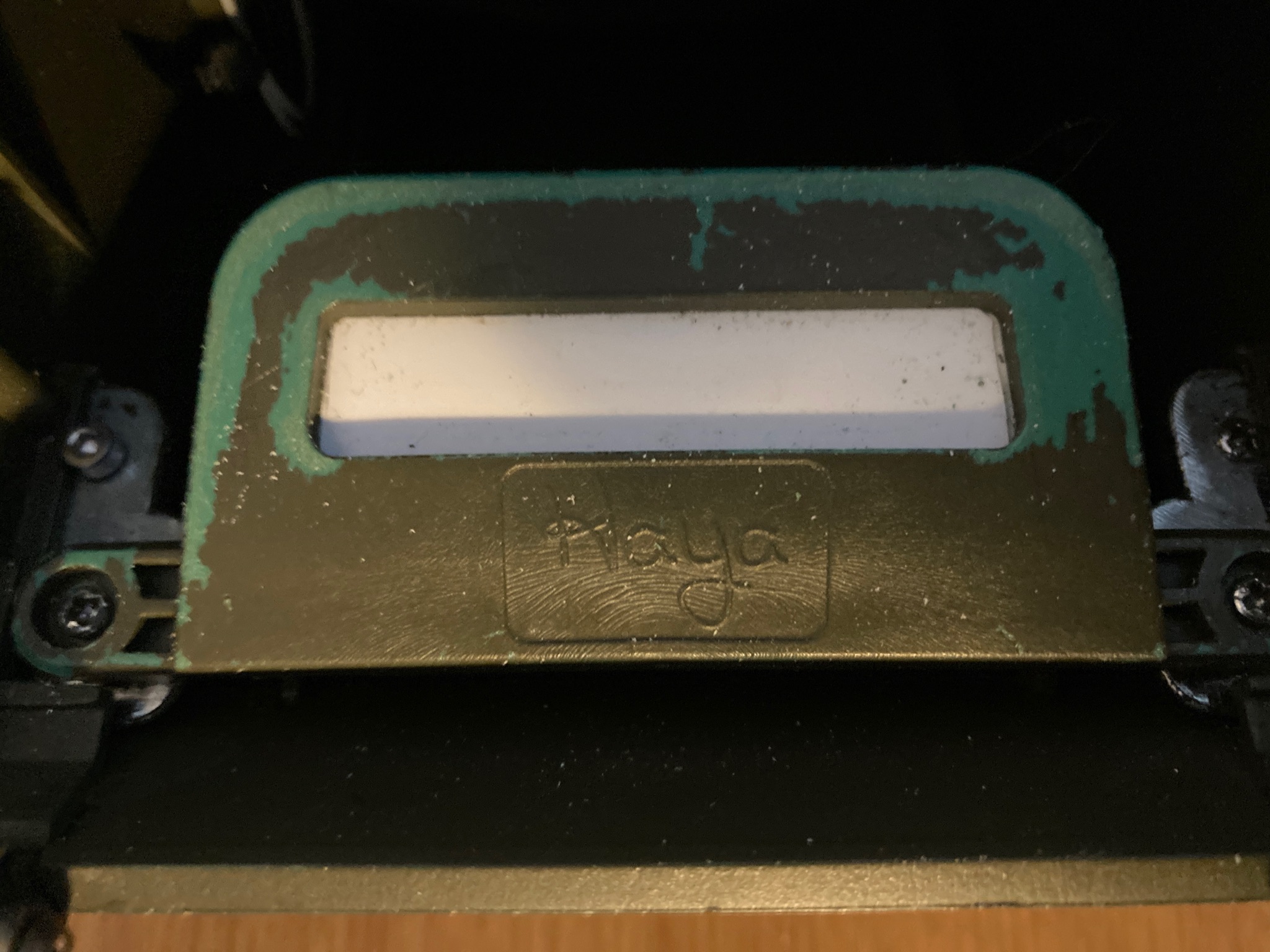 Modified mount refitted.