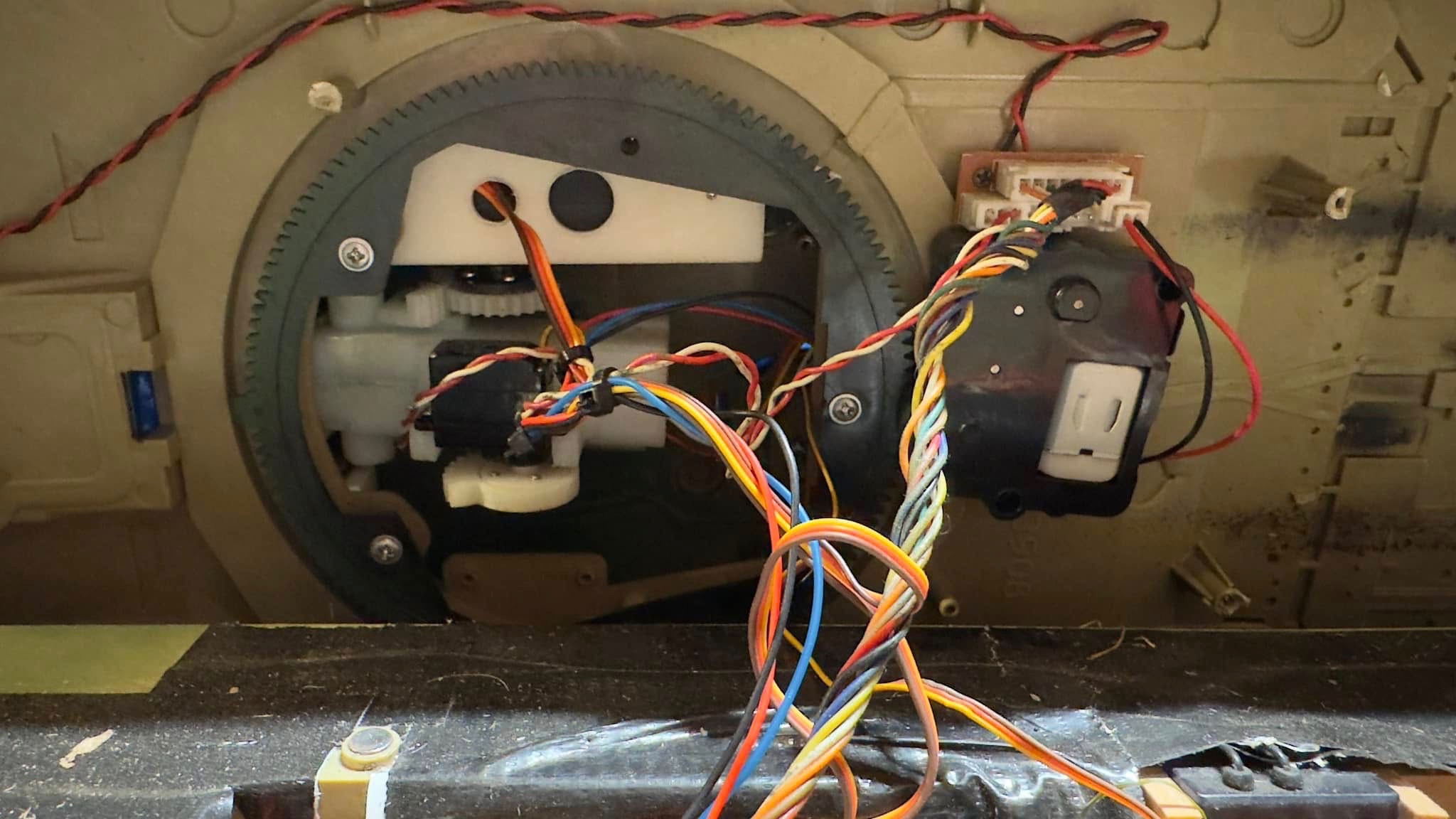 Turret connections.