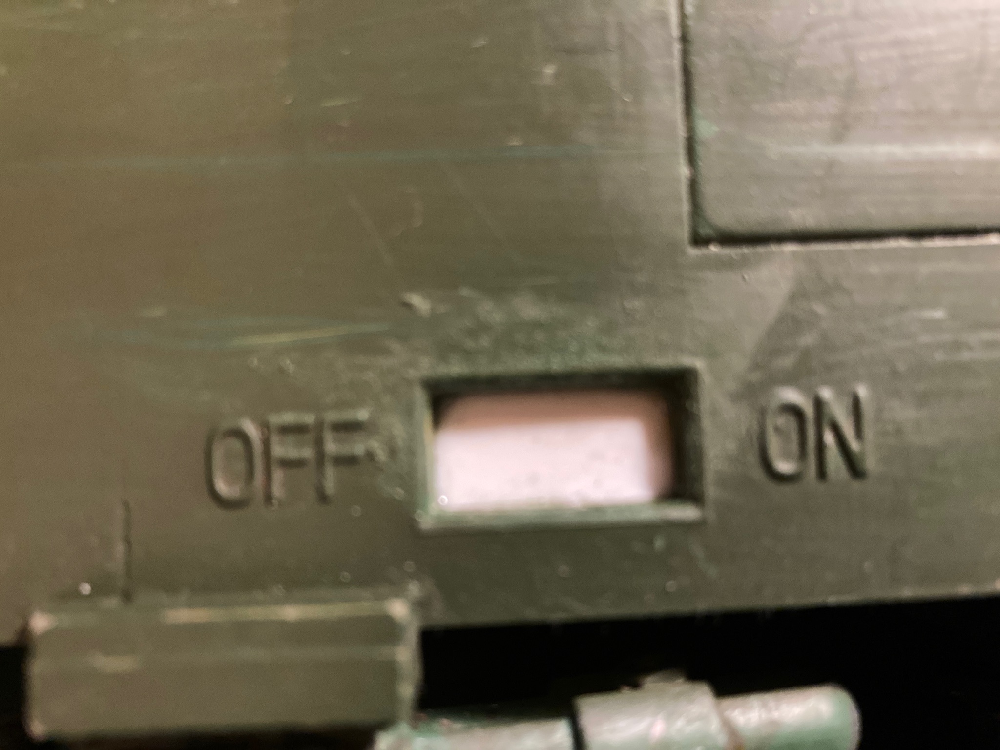 The plastic plug is a good tight fit and super-glued in.