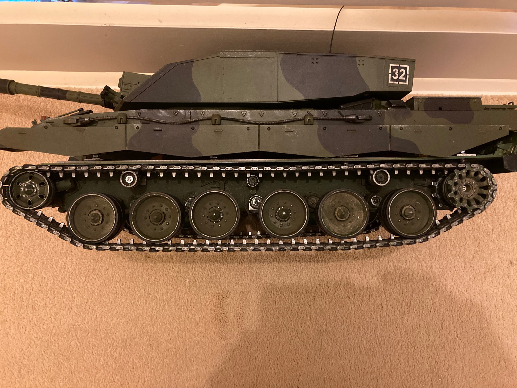 With chassis frame fitted.
