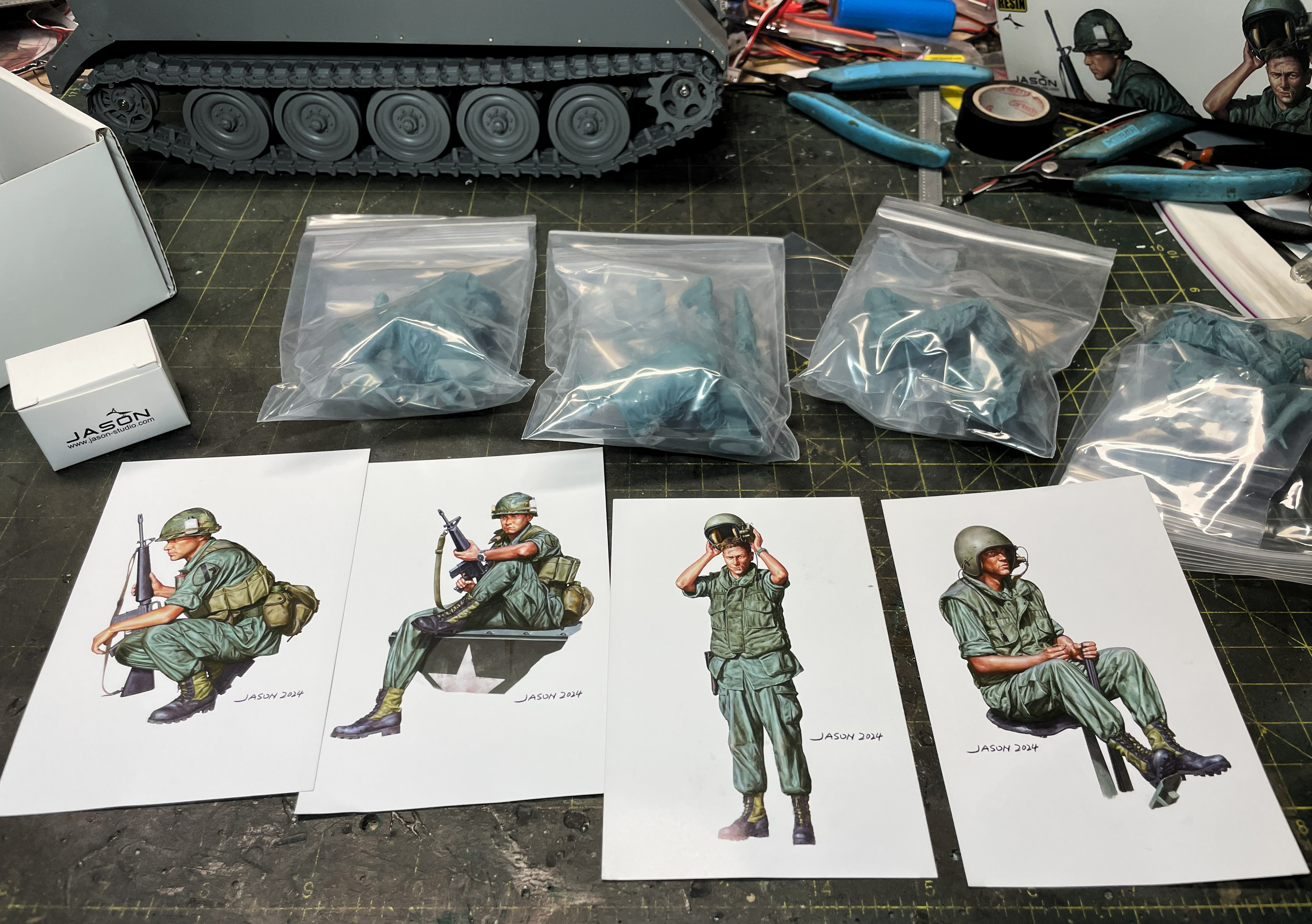 1/16 RC M-113A1 ACAV - Converting the Takom/Andy's HHQ  kit to RC