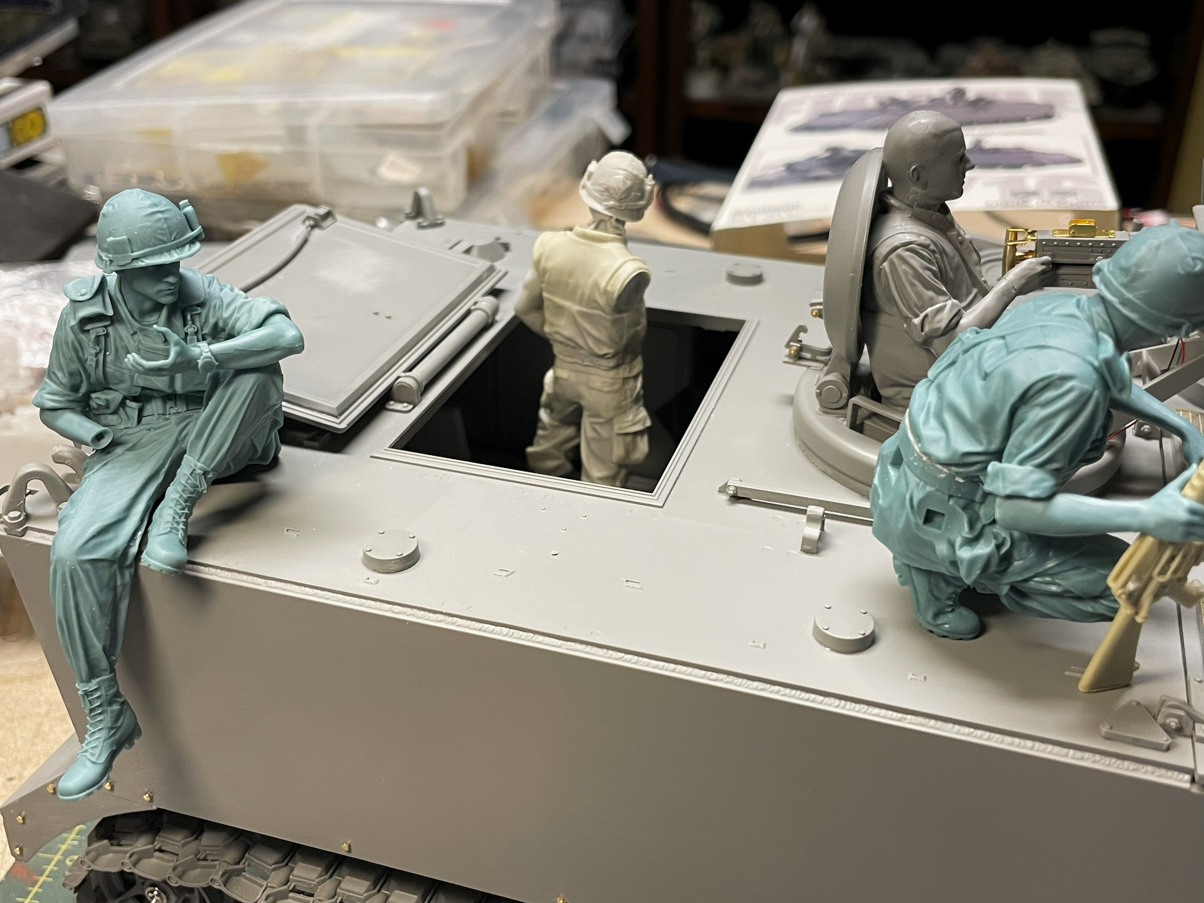 1/16 RC M-113A1 ACAV - Converting the Takom/Andy's HHQ  kit to RC