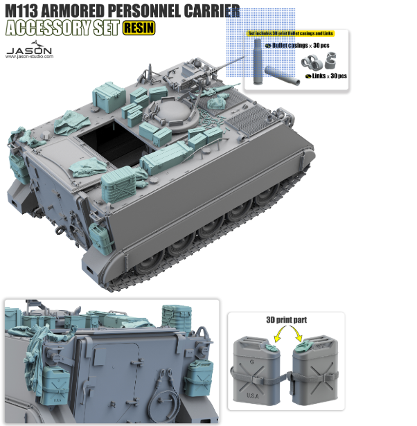 1/16 RC M-113A1 ACAV - Converting the Takom/Andy's HHQ  kit to RC