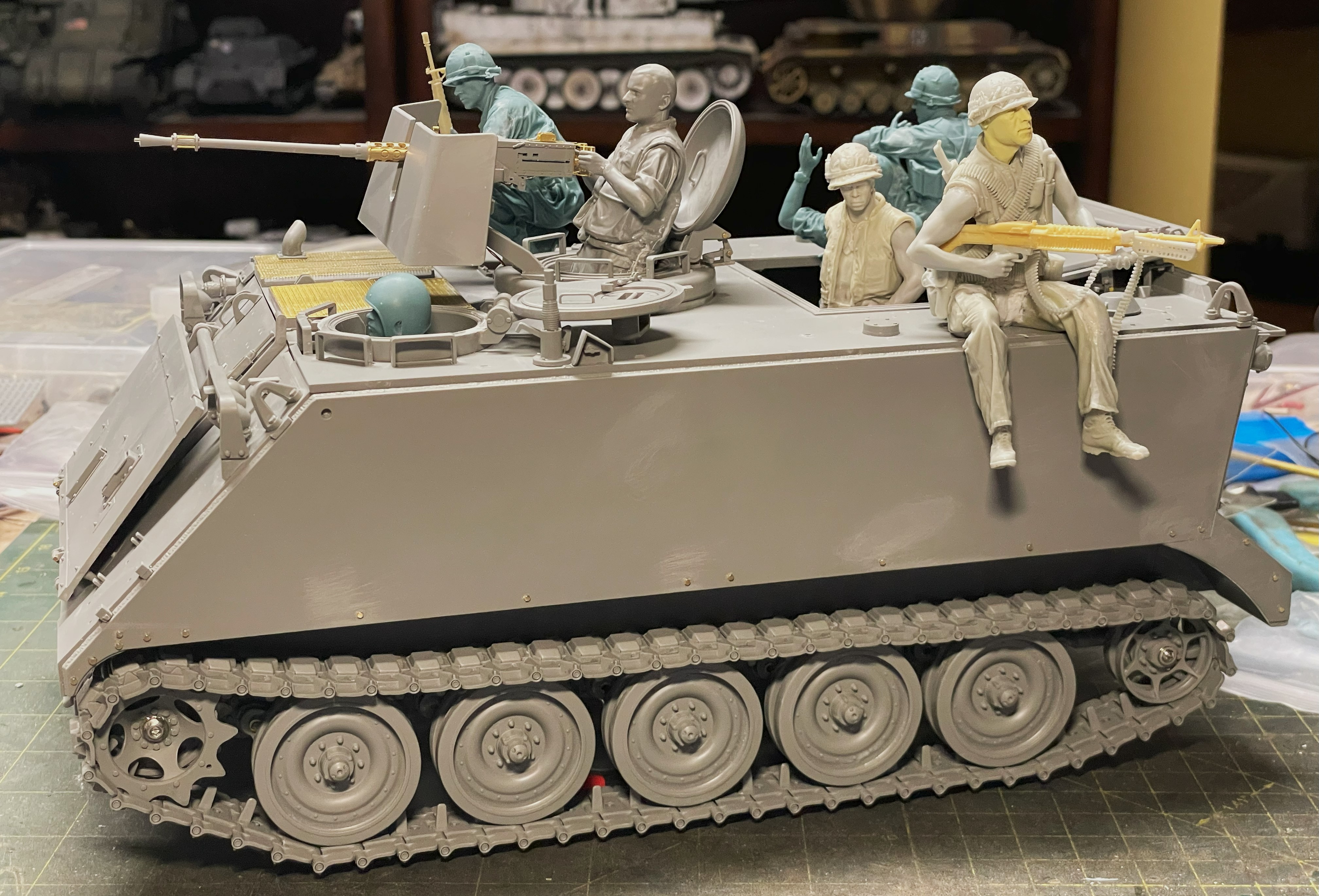 1/16 RC M-113A1 ACAV - Converting the Takom/Andy's HHQ  kit to RC