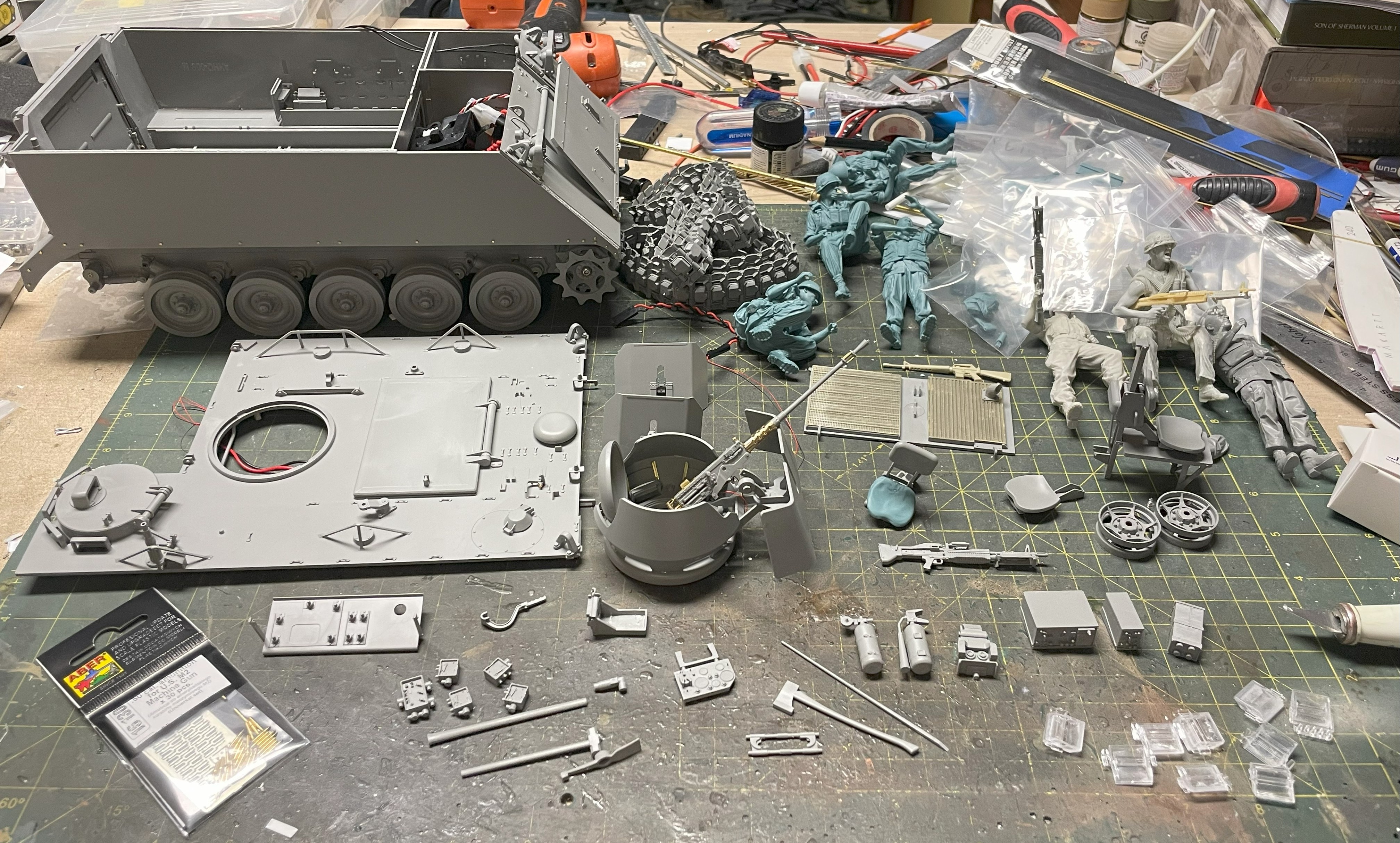 1/16 RC M-113A1 ACAV - Converting the Takom/Andy's HHQ  kit to RC
