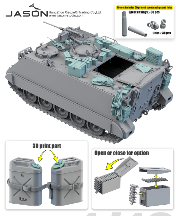 1/16 RC M-113A1 ACAV - Converting the Takom/Andy's HHQ  kit to RC