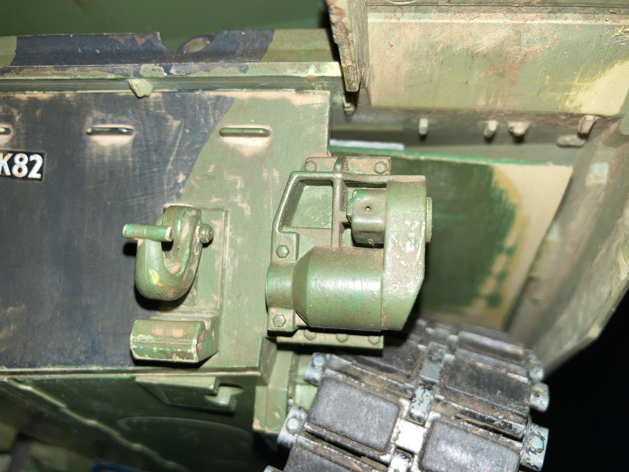 Moulded with chassis dummy track adjusters.
