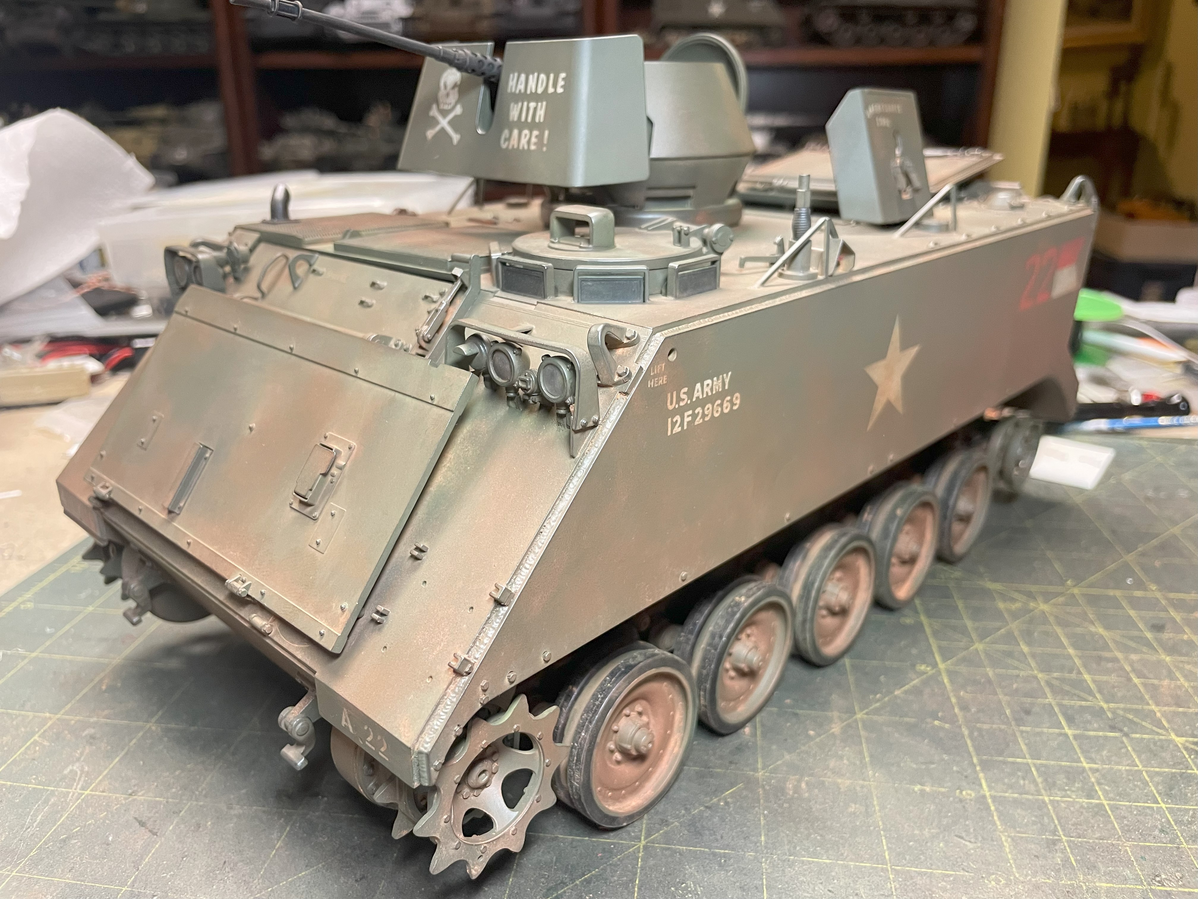 1/16 RC M-113A1 ACAV - Converting the Takom/Andy's HHQ  kit to RC