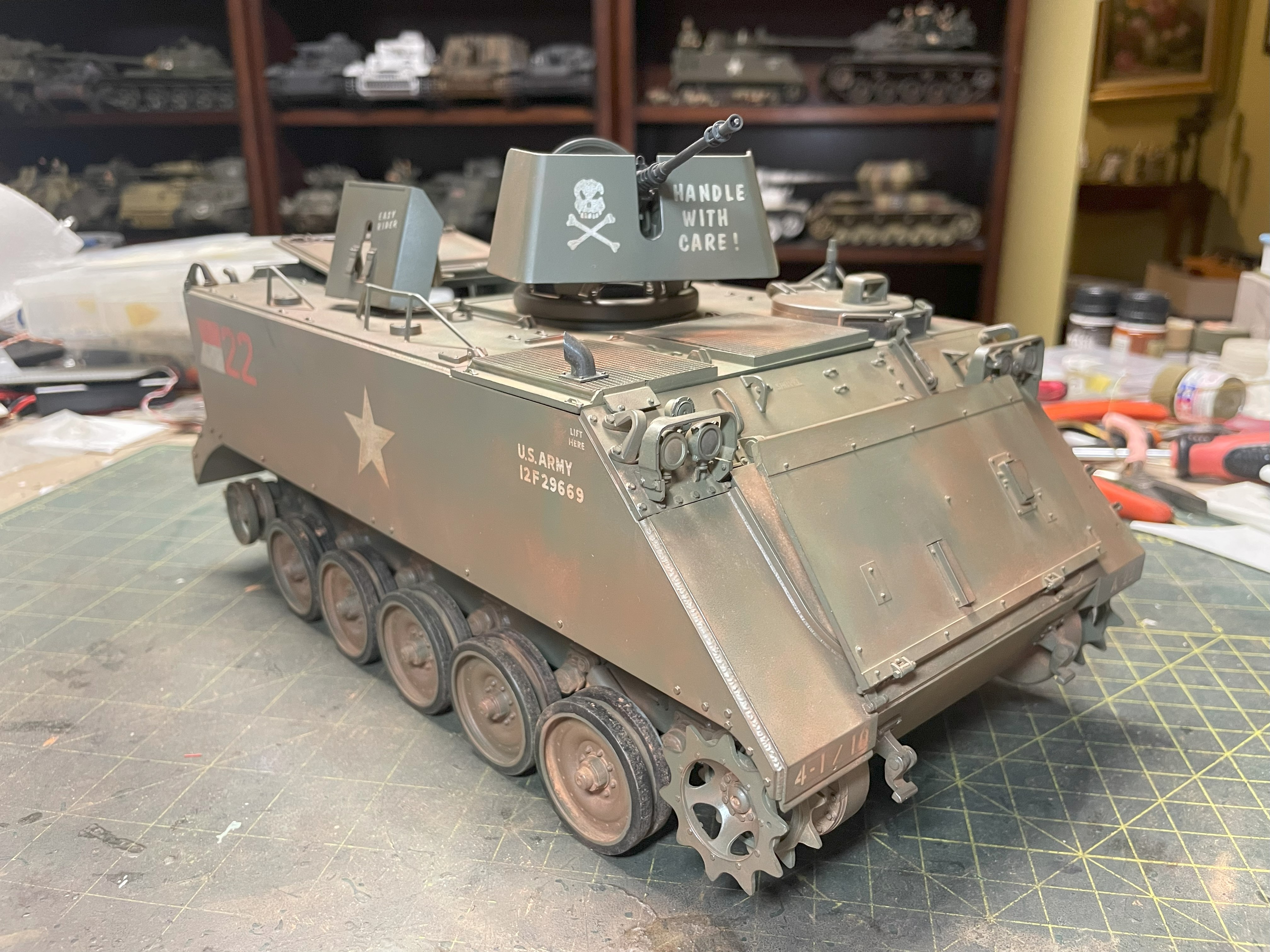 1/16 RC M-113A1 ACAV - Converting the Takom/Andy's HHQ  kit to RC