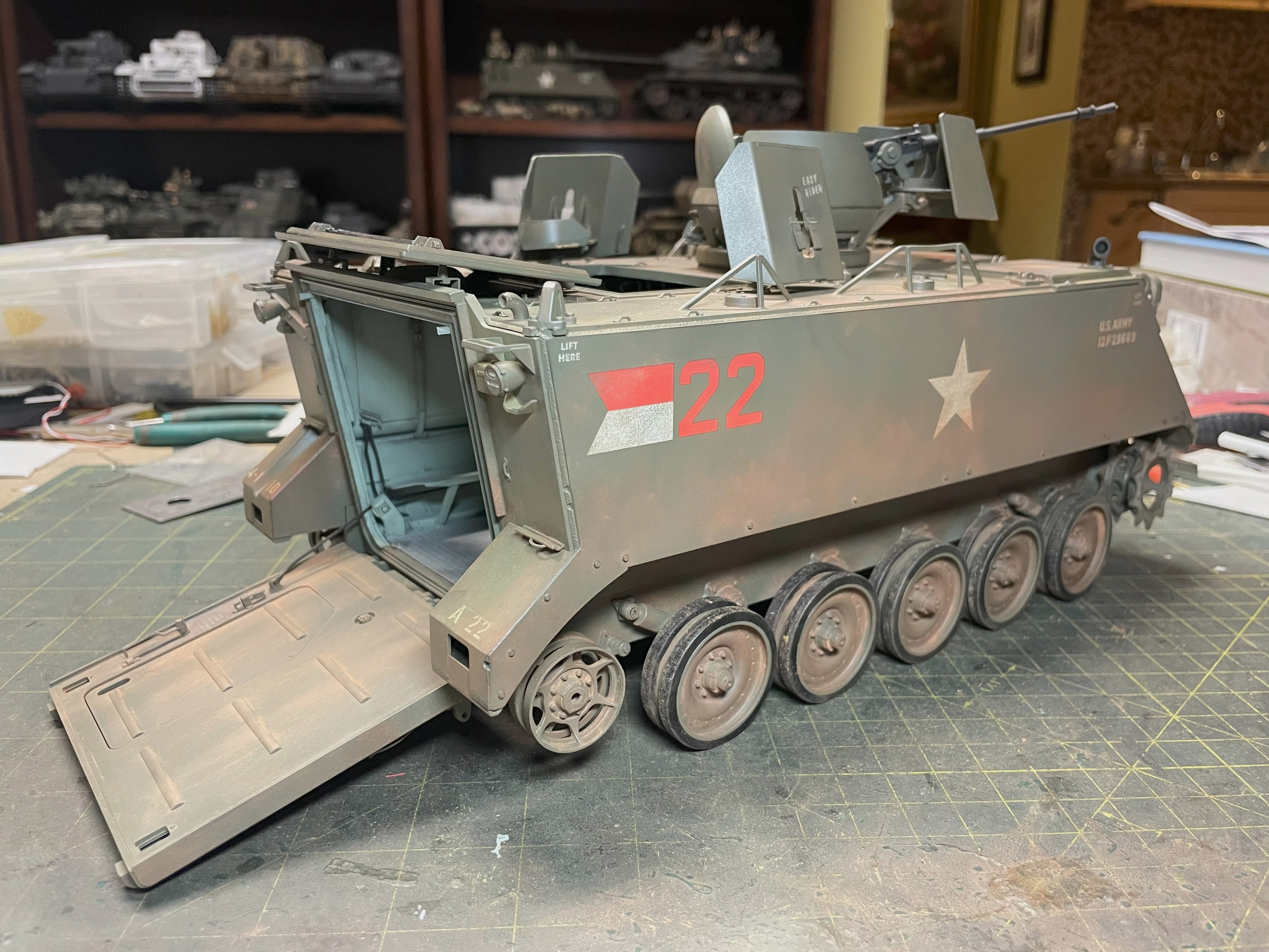 1/16 RC M-113A1 ACAV - Converting the Takom/Andy's HHQ  kit to RC