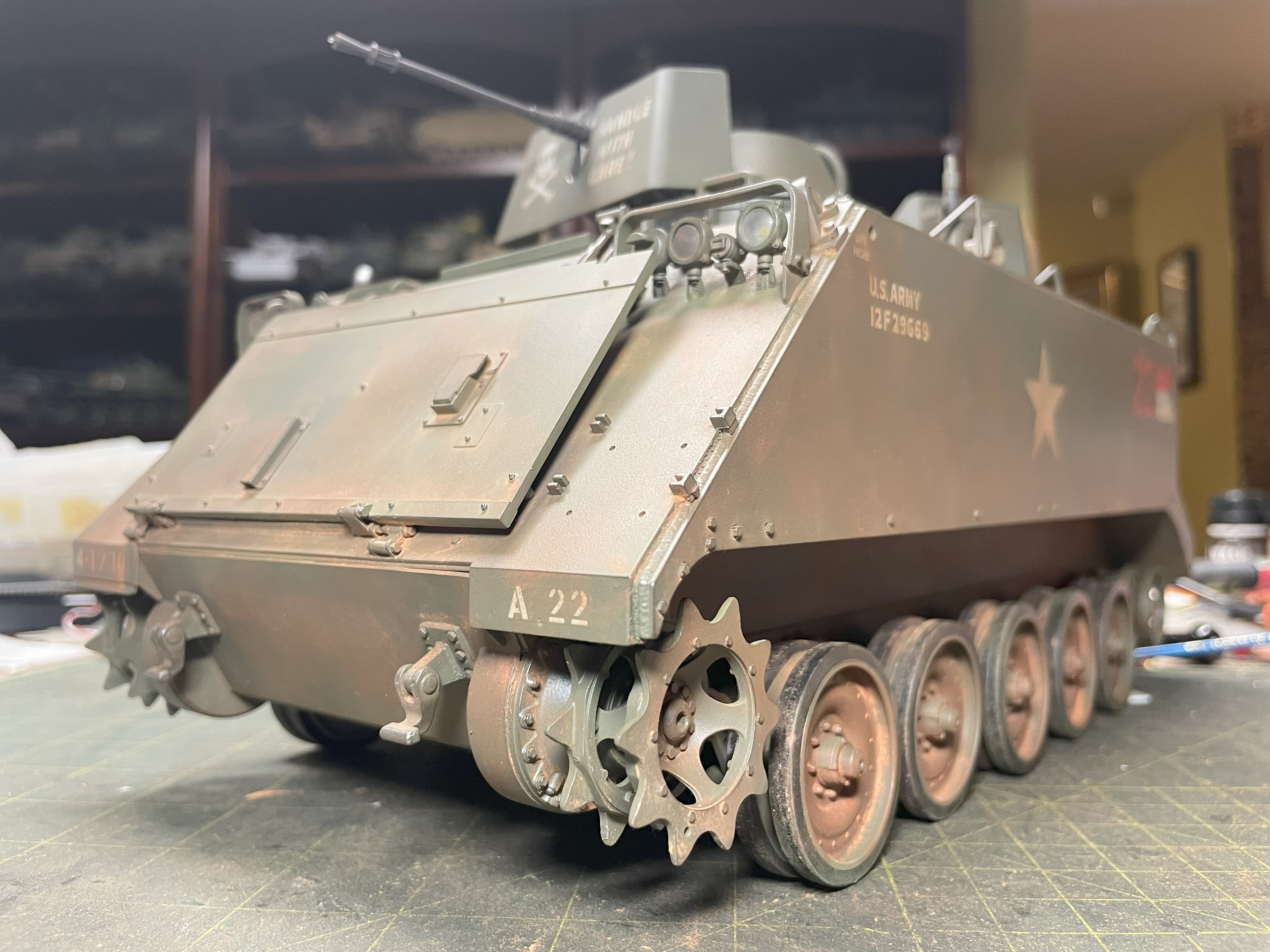 1/16 RC M-113A1 ACAV - Converting the Takom/Andy's HHQ  kit to RC