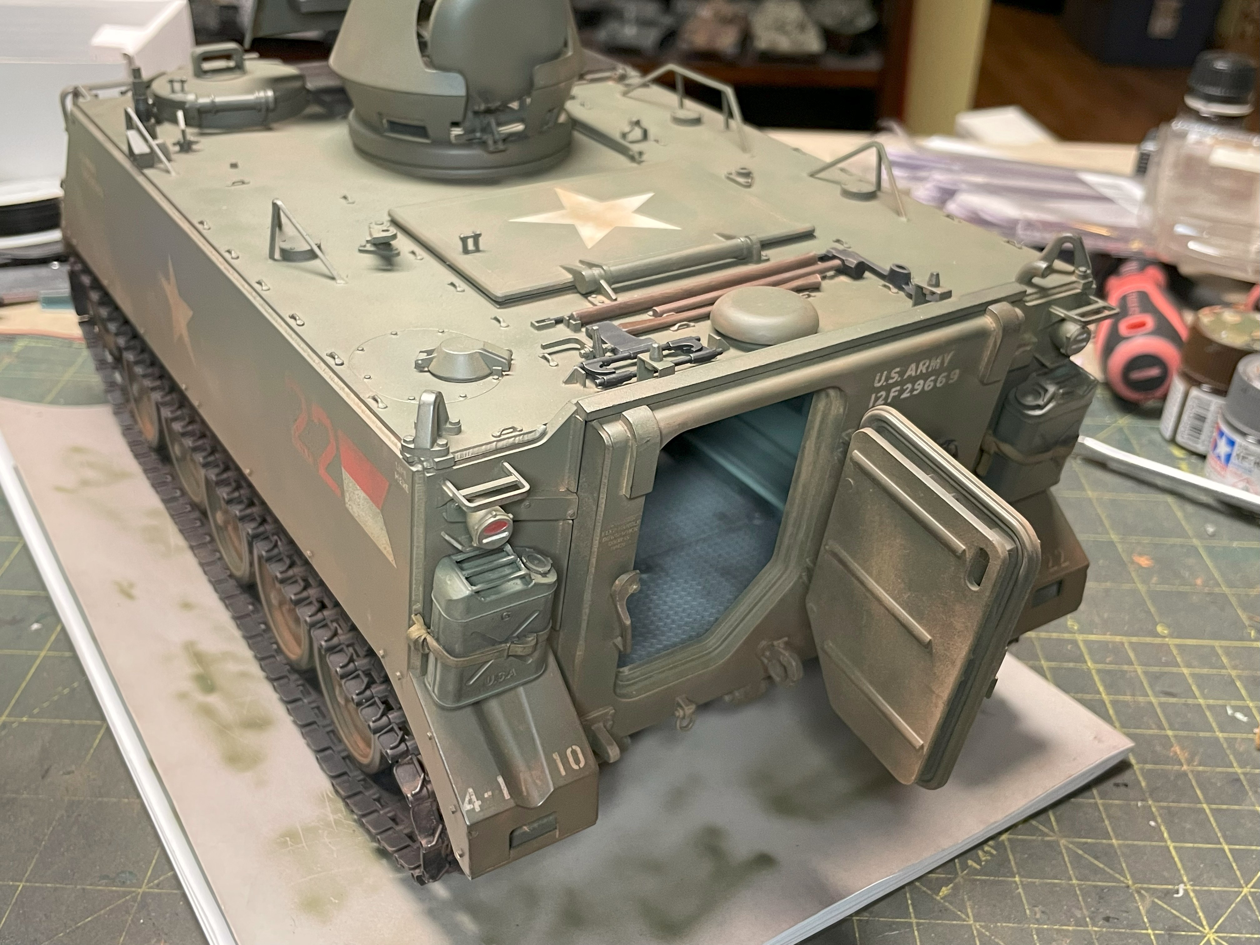 1/16 RC M-113A1 ACAV - Converting the Takom/Andy's HHQ  kit to RC