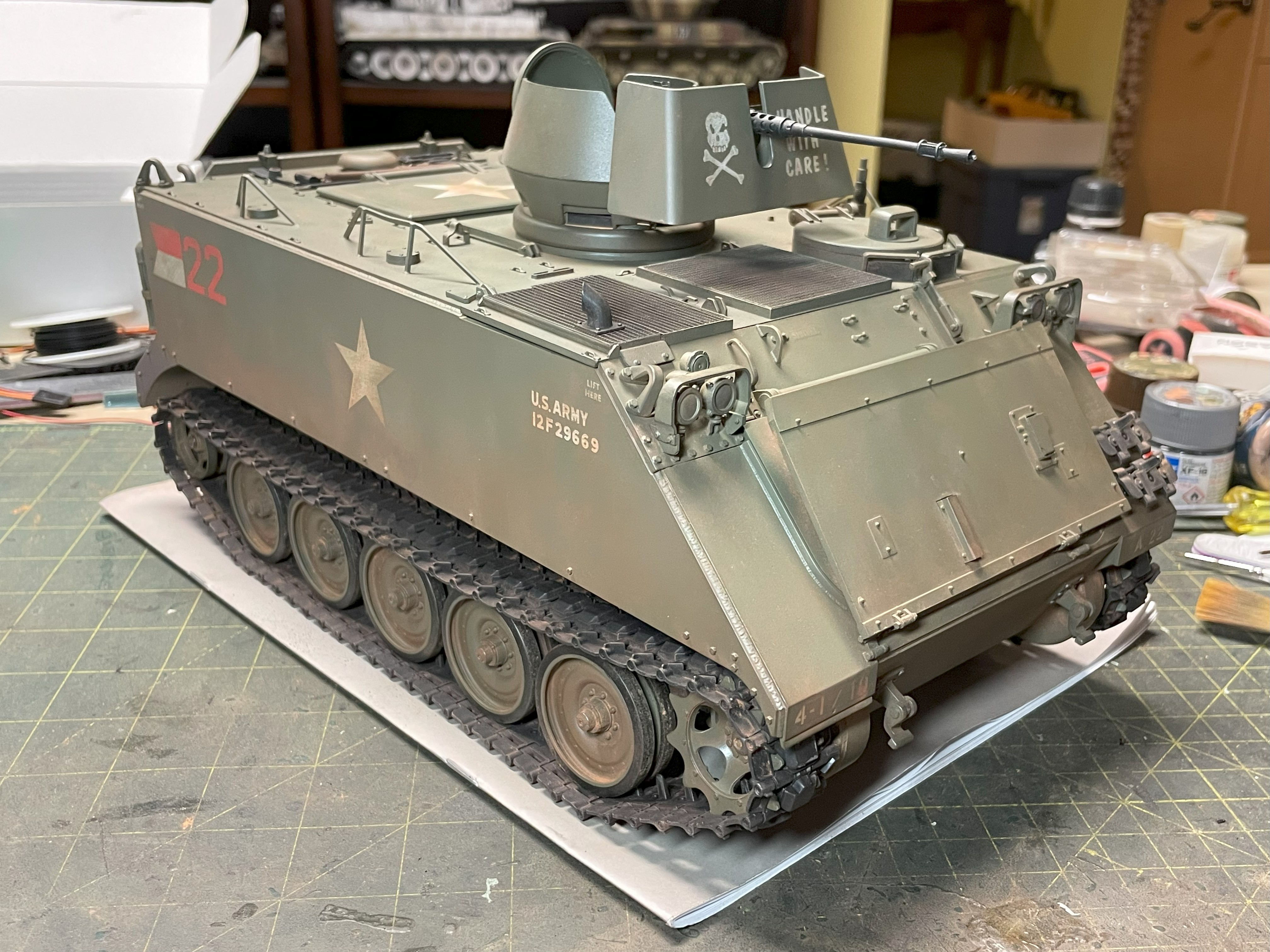 1/16 RC M-113A1 ACAV - Converting the Takom/Andy's HHQ  kit to RC