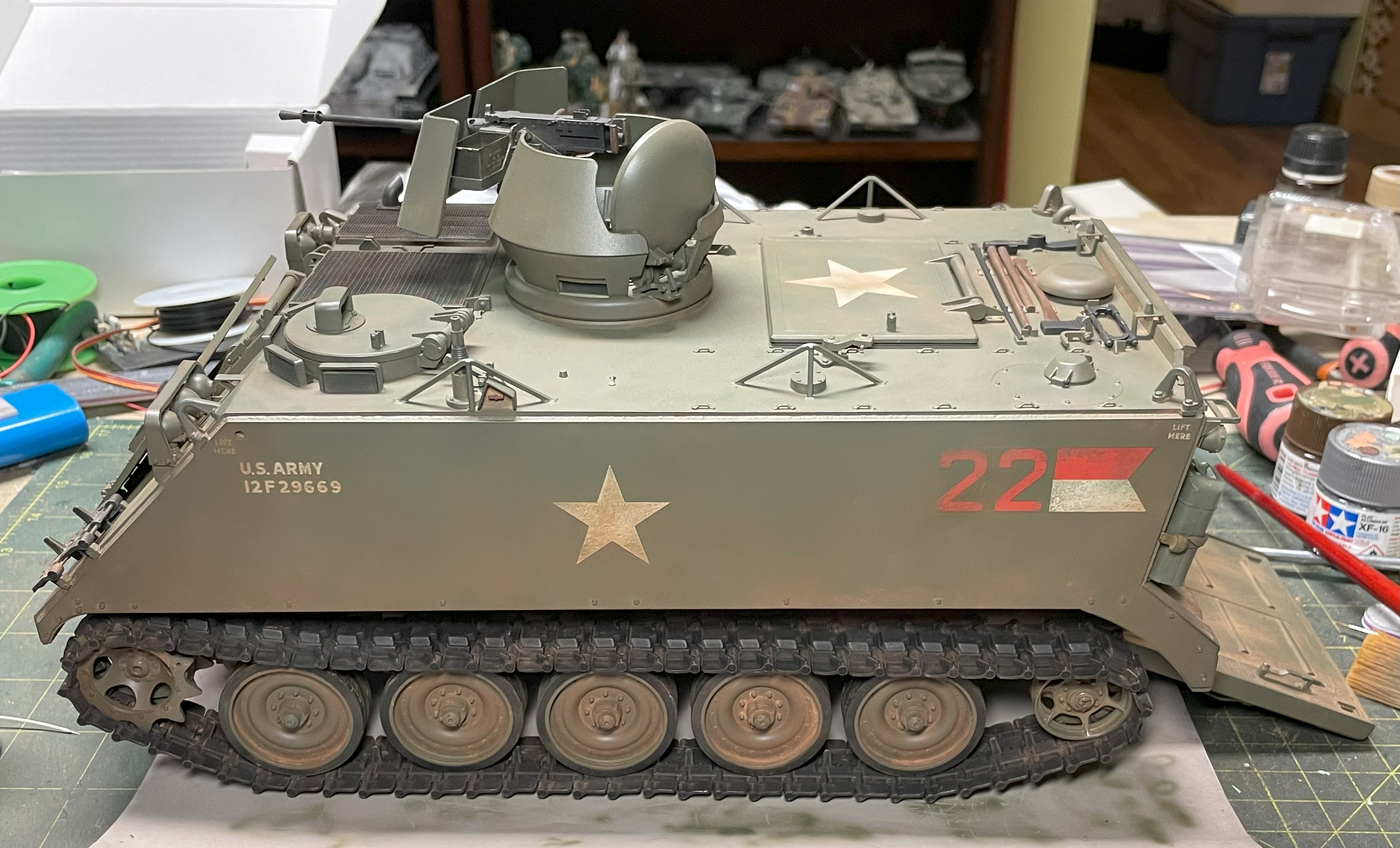 1/16 RC M-113A1 ACAV - Converting the Takom/Andy's HHQ  kit to RC