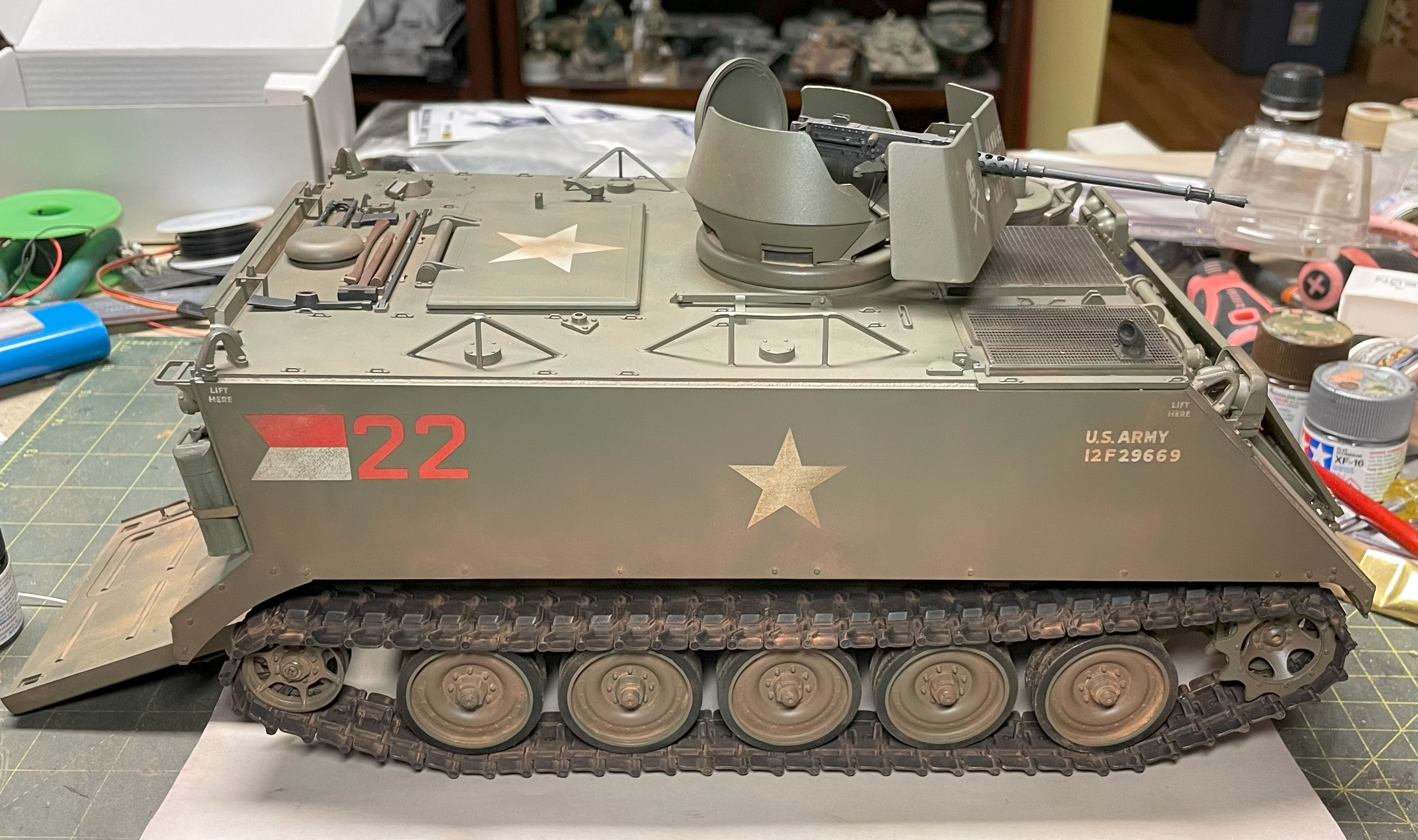 1/16 RC M-113A1 ACAV - Converting the Takom/Andy's HHQ  kit to RC