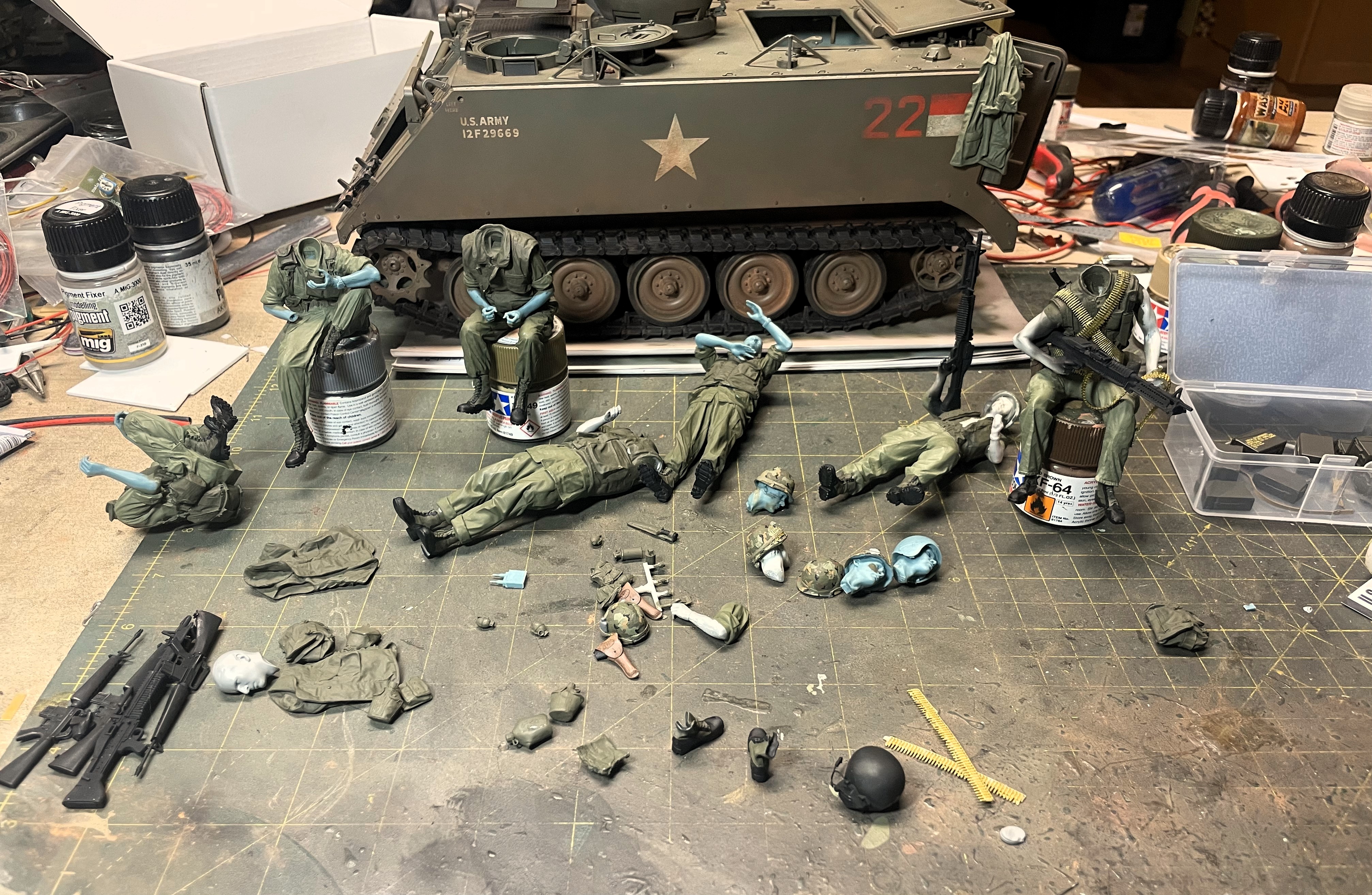 1/16 RC M-113A1 ACAV - Converting the Takom/Andy's HHQ  kit to RC