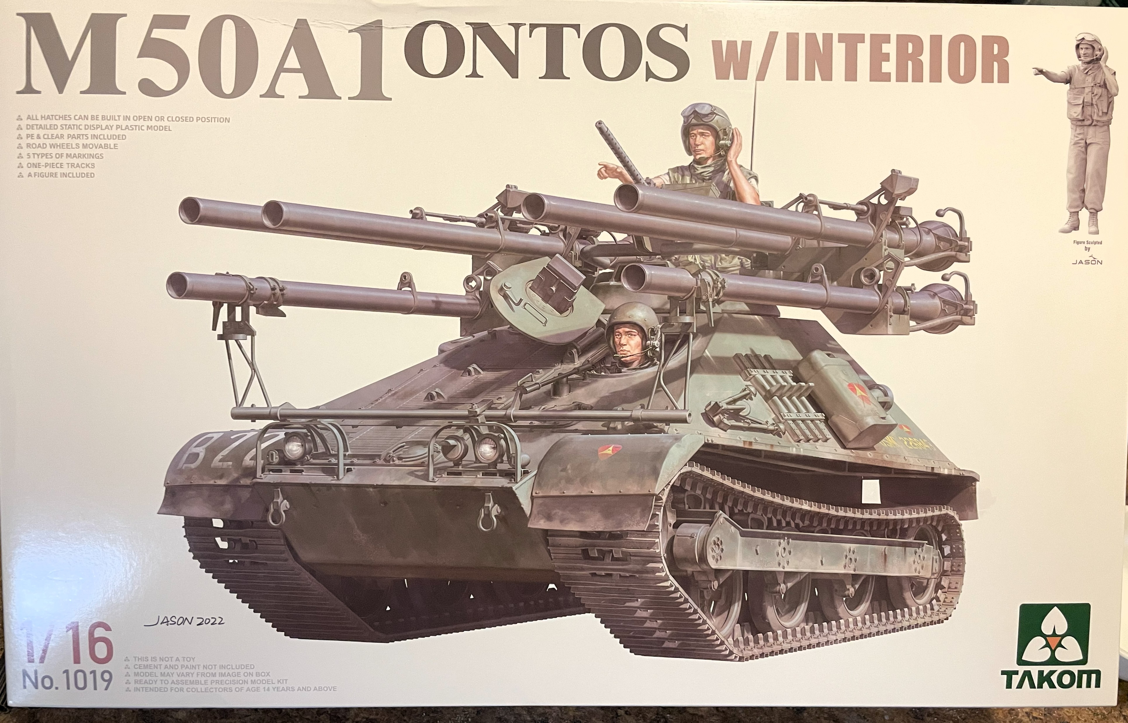 1/16 RC M-50A1 Ontos - Converting the Takom kit to RC - Build