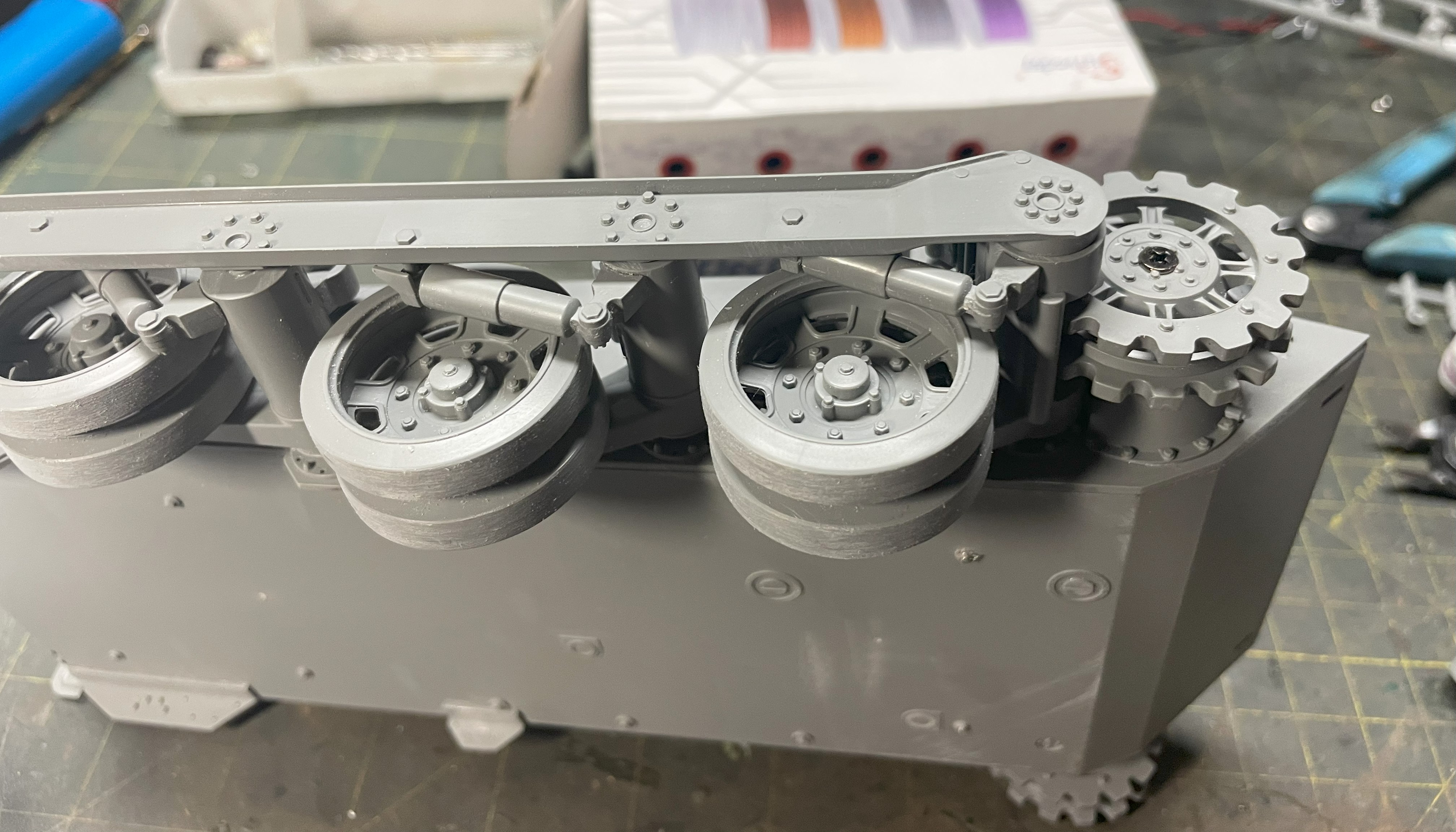 1/16 RC M-50A1 Ontos - Converting the Takom kit to RC - Build