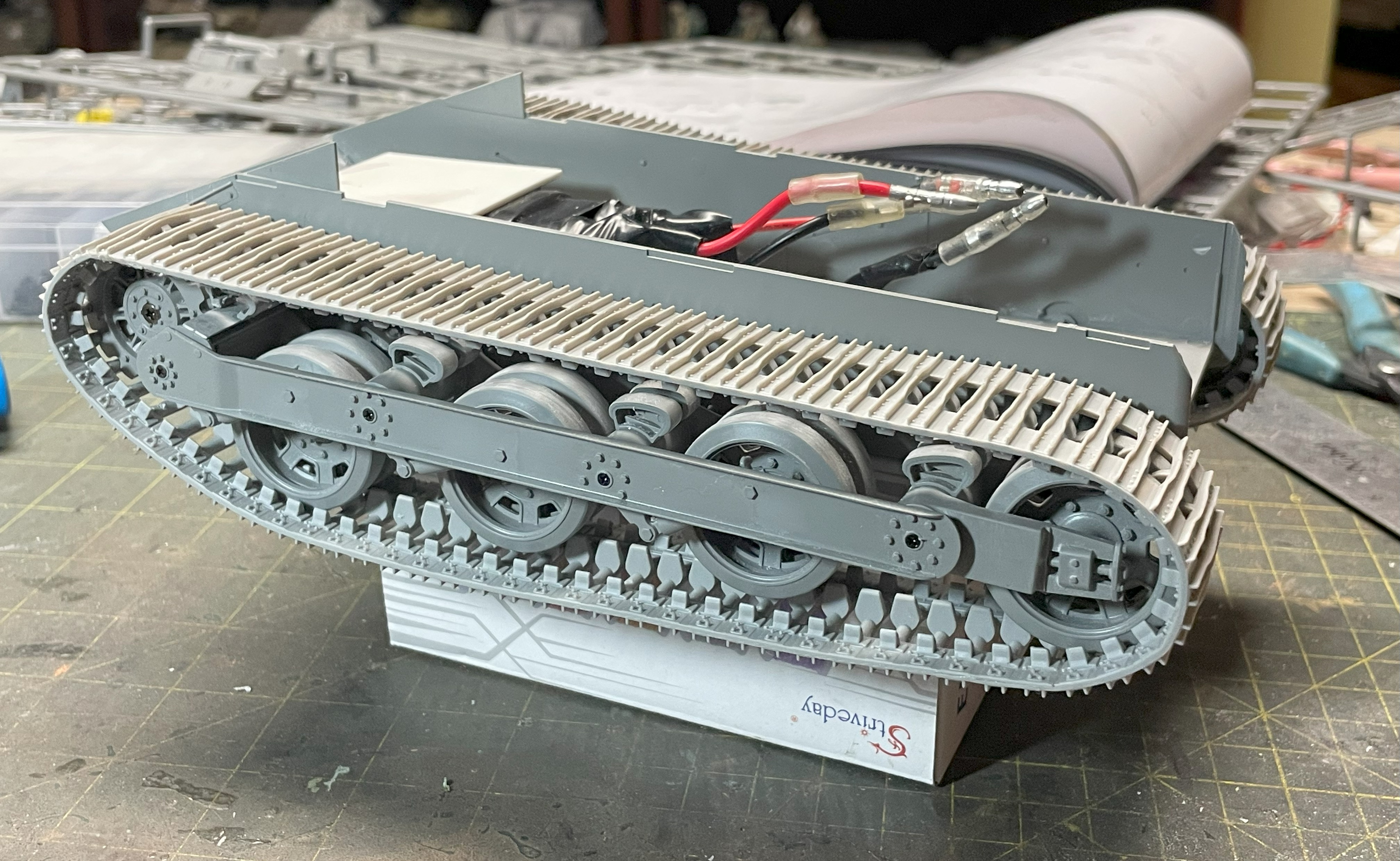 1/16 RC M-50A1 Ontos - Converting the Takom kit to RC - Build