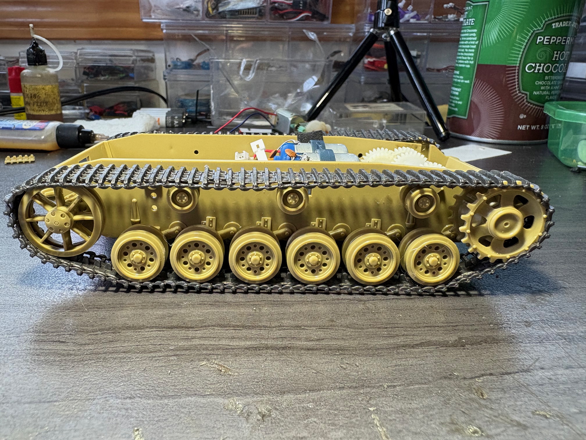 ready for radio gear and chassis first test run.