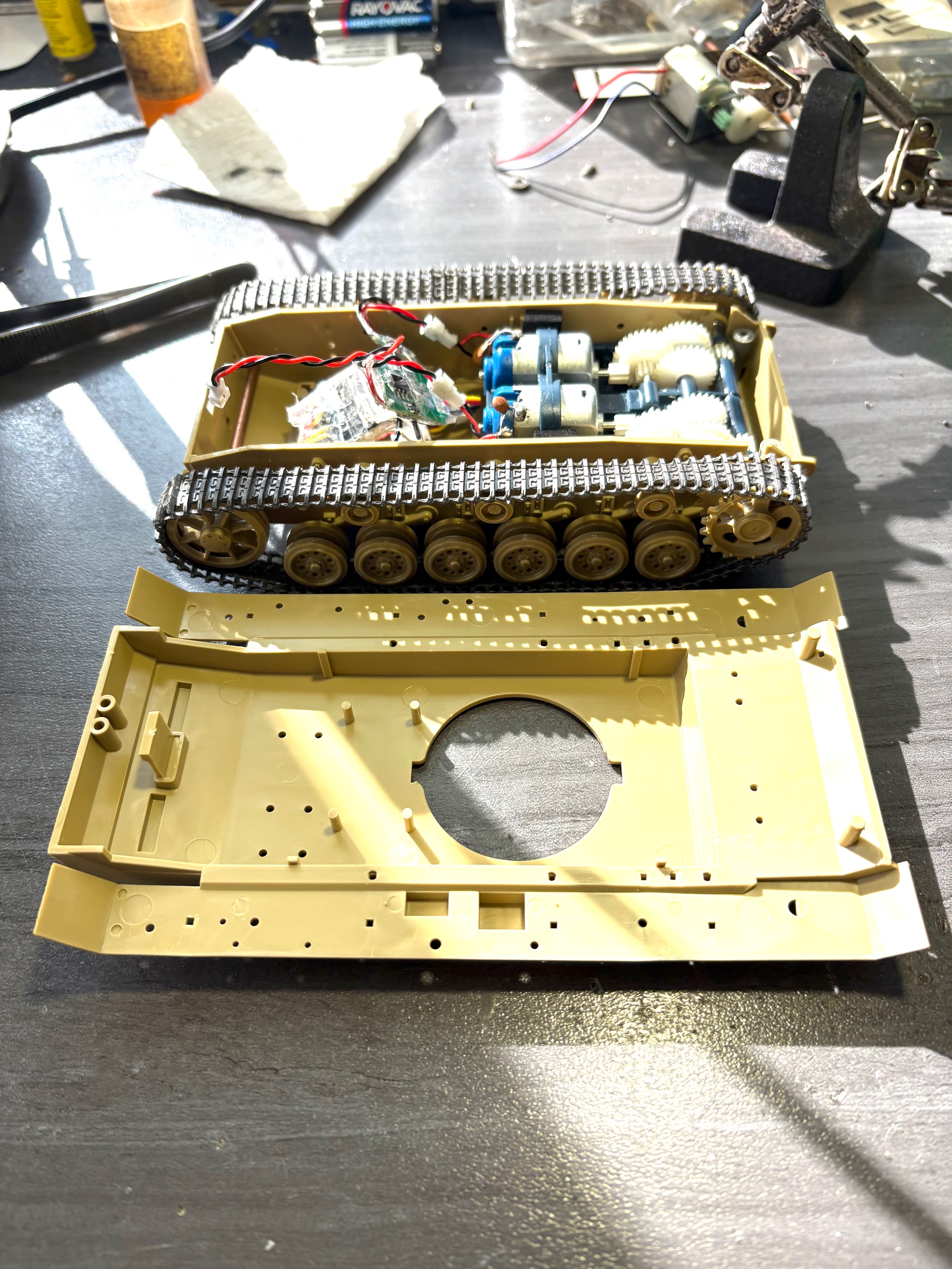 ready to install upper hull.