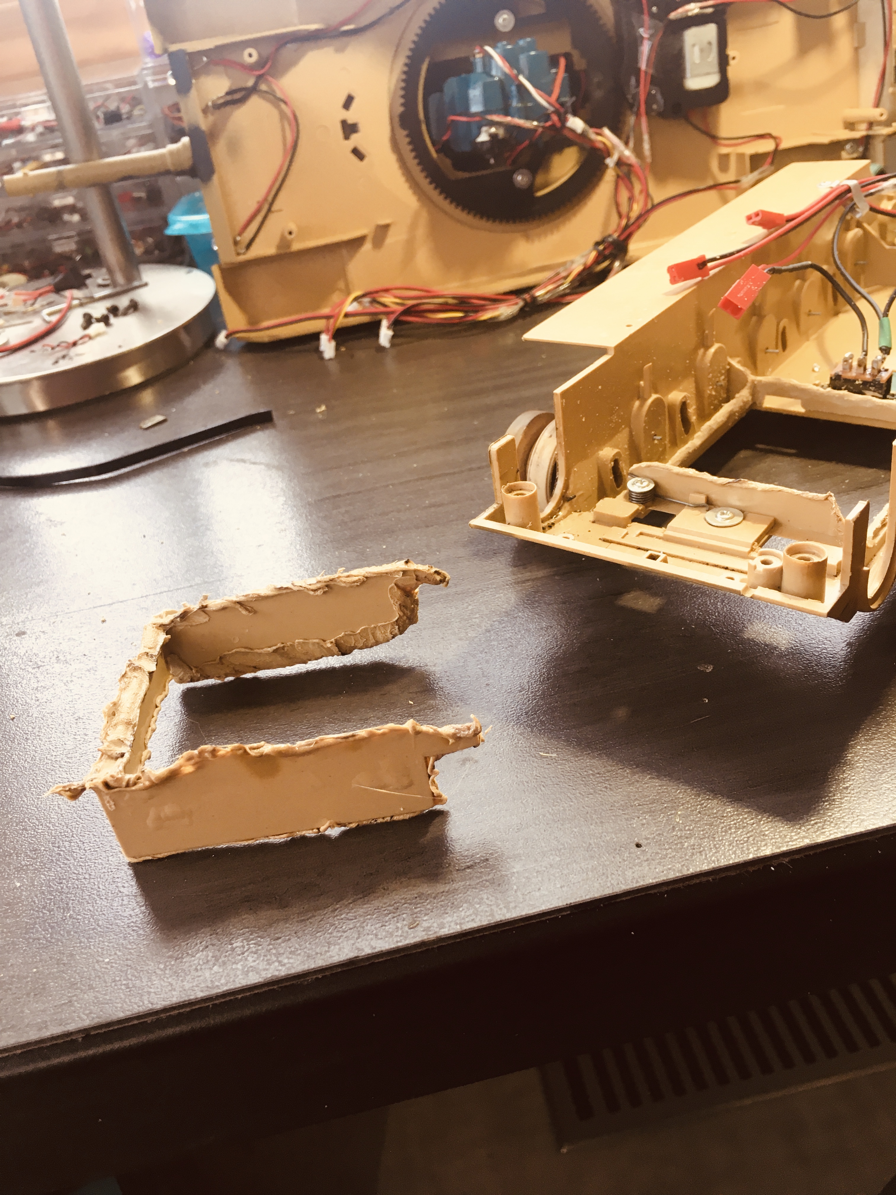 battery tray cut out.