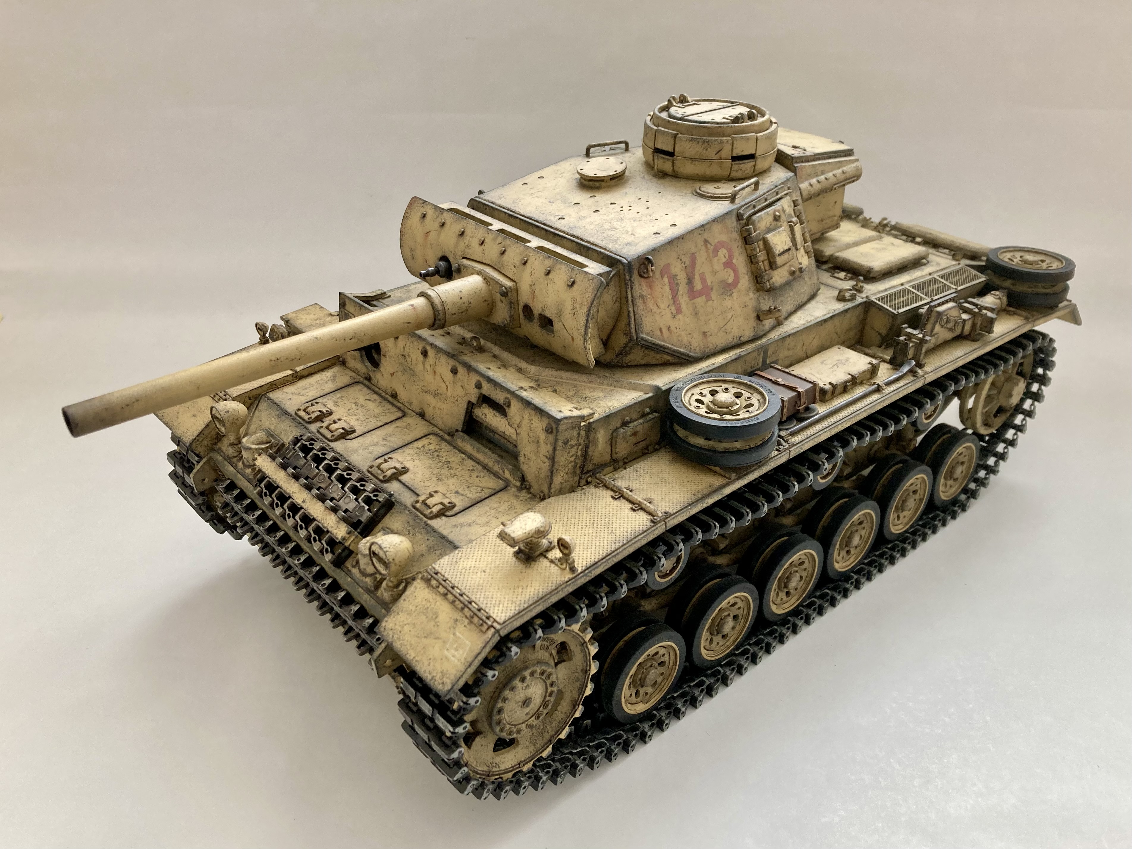 Before-With The Original Over Size Gun Barrel Still Fitted