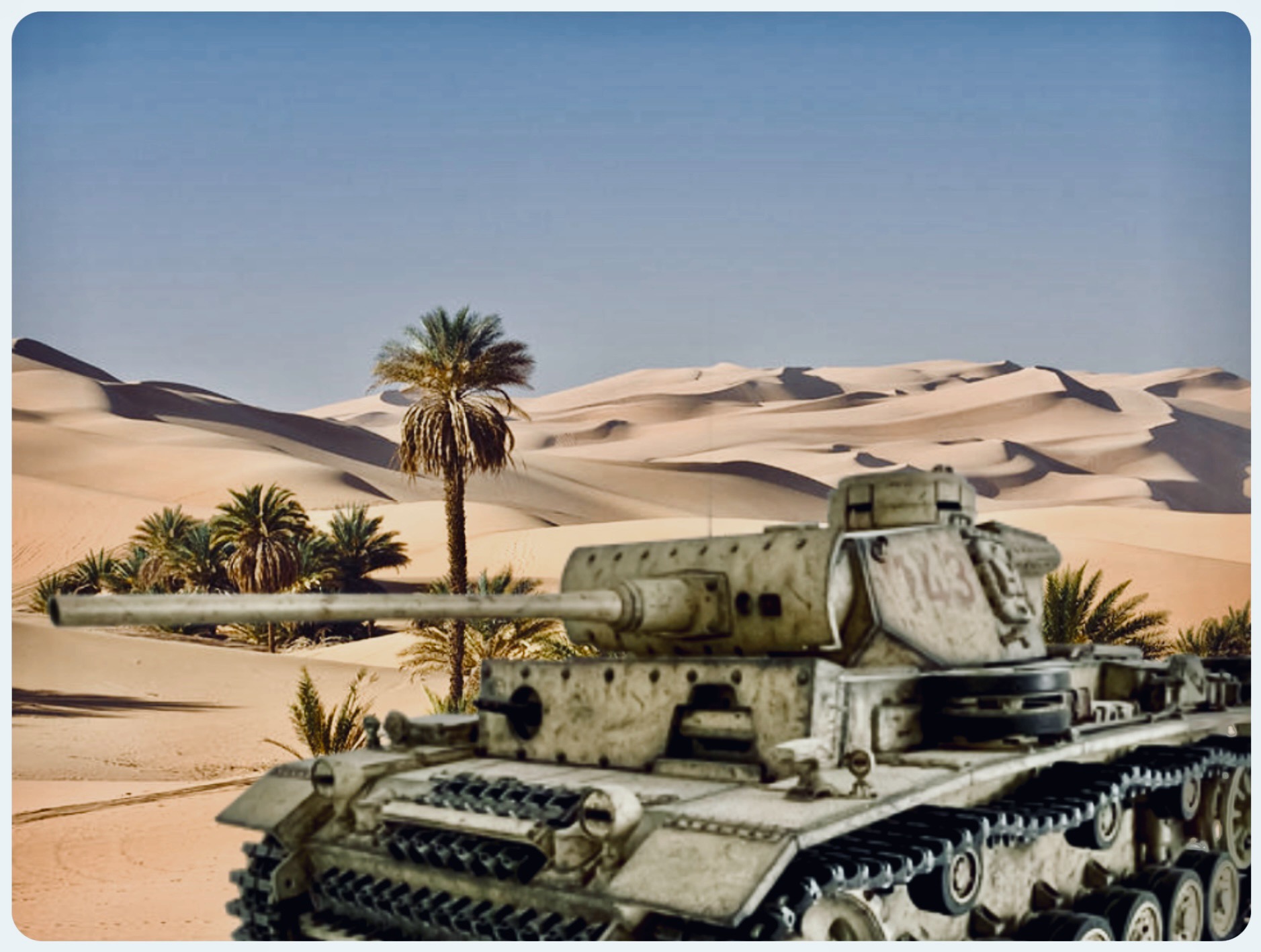 Panzer III’s in the desert
