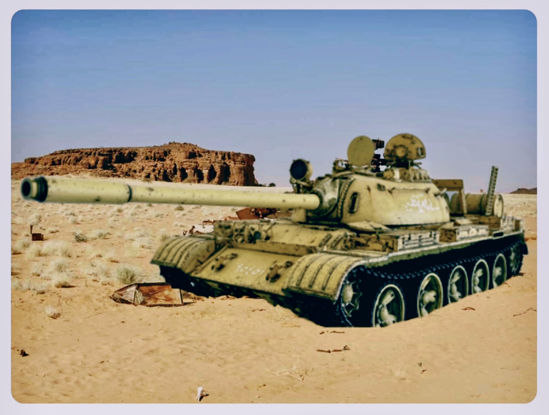 T-55’s in the desert