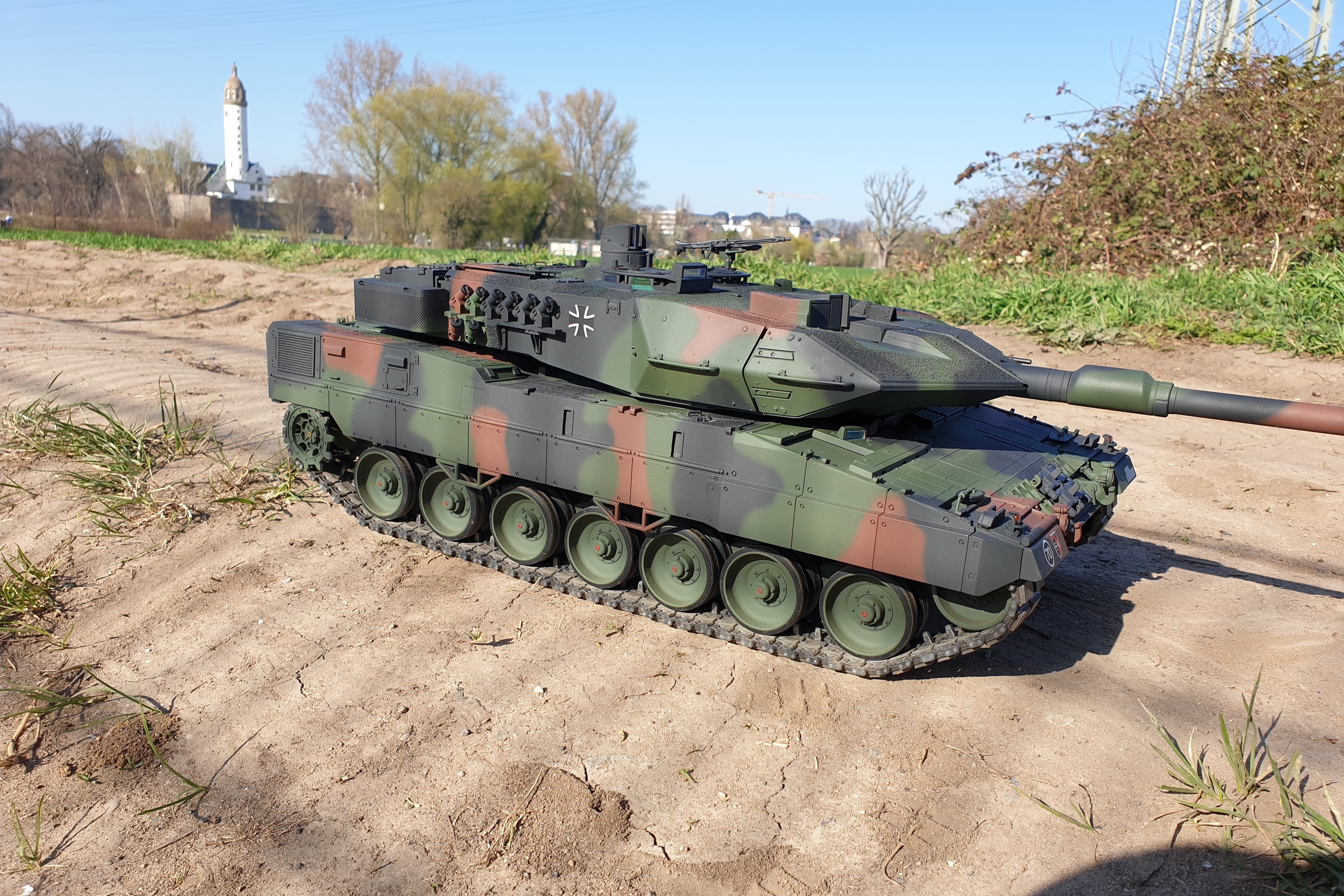 Taigen Leopard 2A7 conversion (Elmod Fusion Pro, Modellspiegel gearbox)