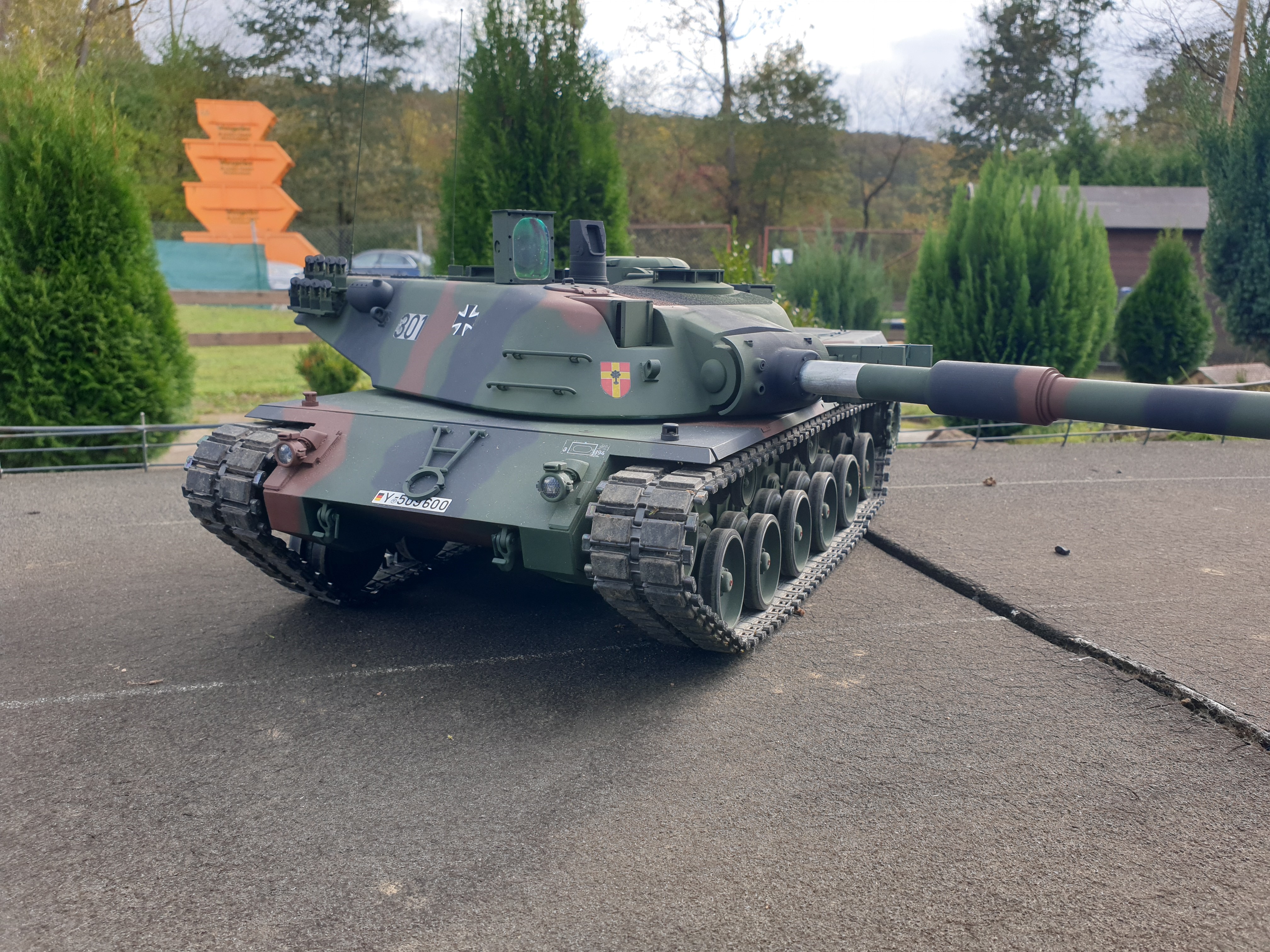 Kampfpanzer 70 (selfmade, Elmod Fusion Pro, Modellspiegel gearbox)