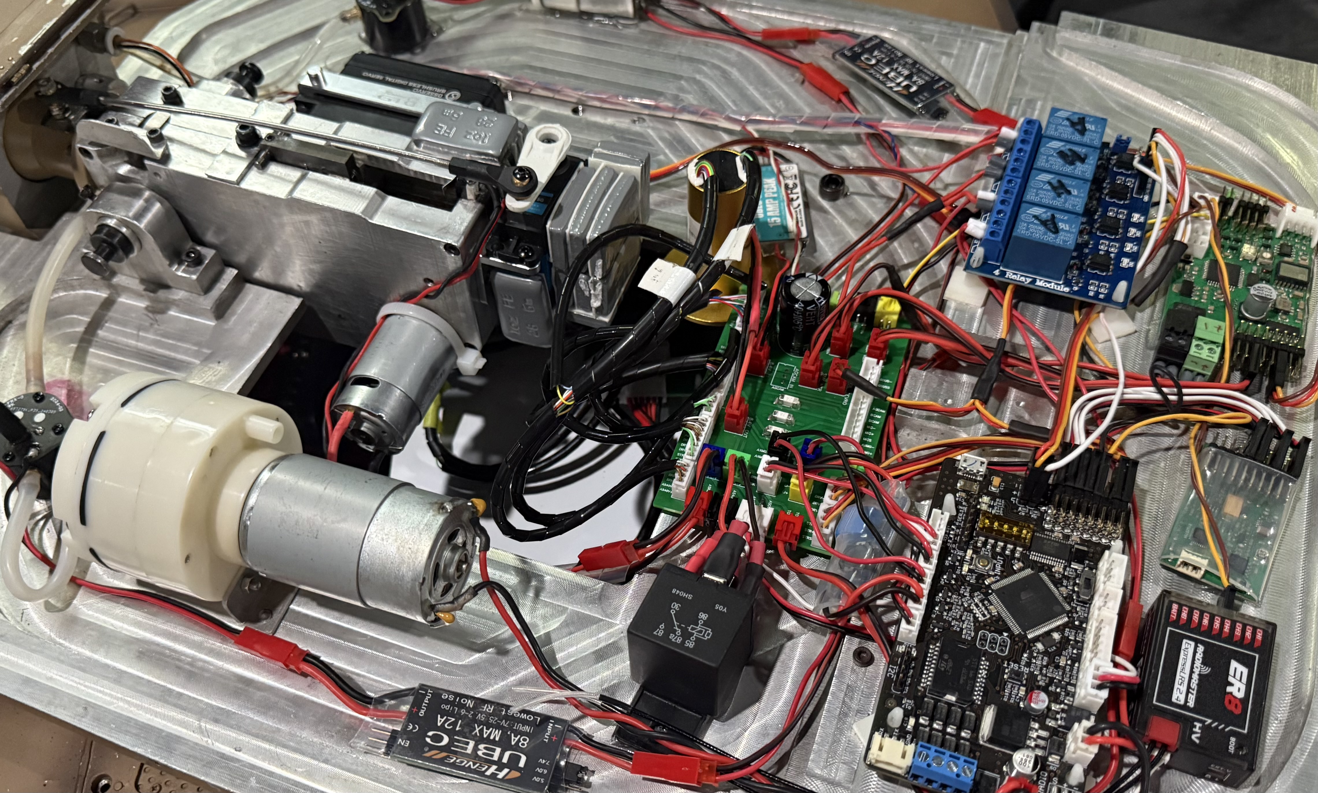 Inside the turret, there’s a lot going on. It looks better now than it did a month ago, I promise.