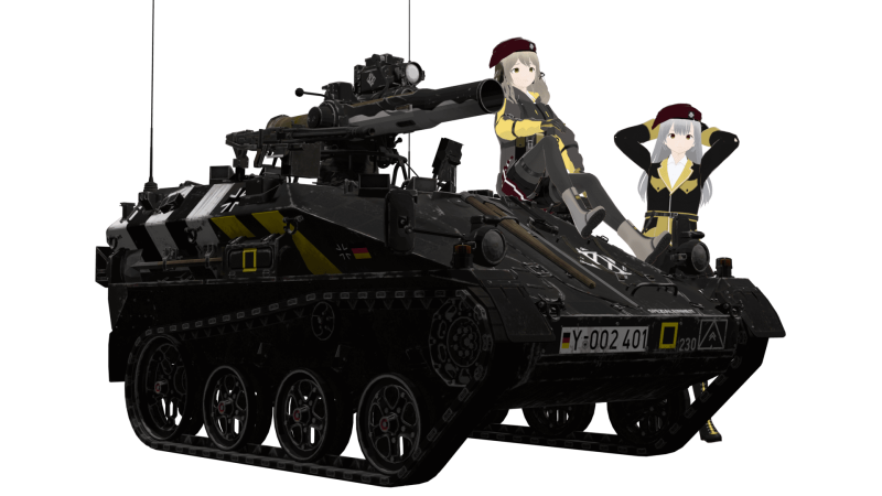 VideoGame render of the anime.