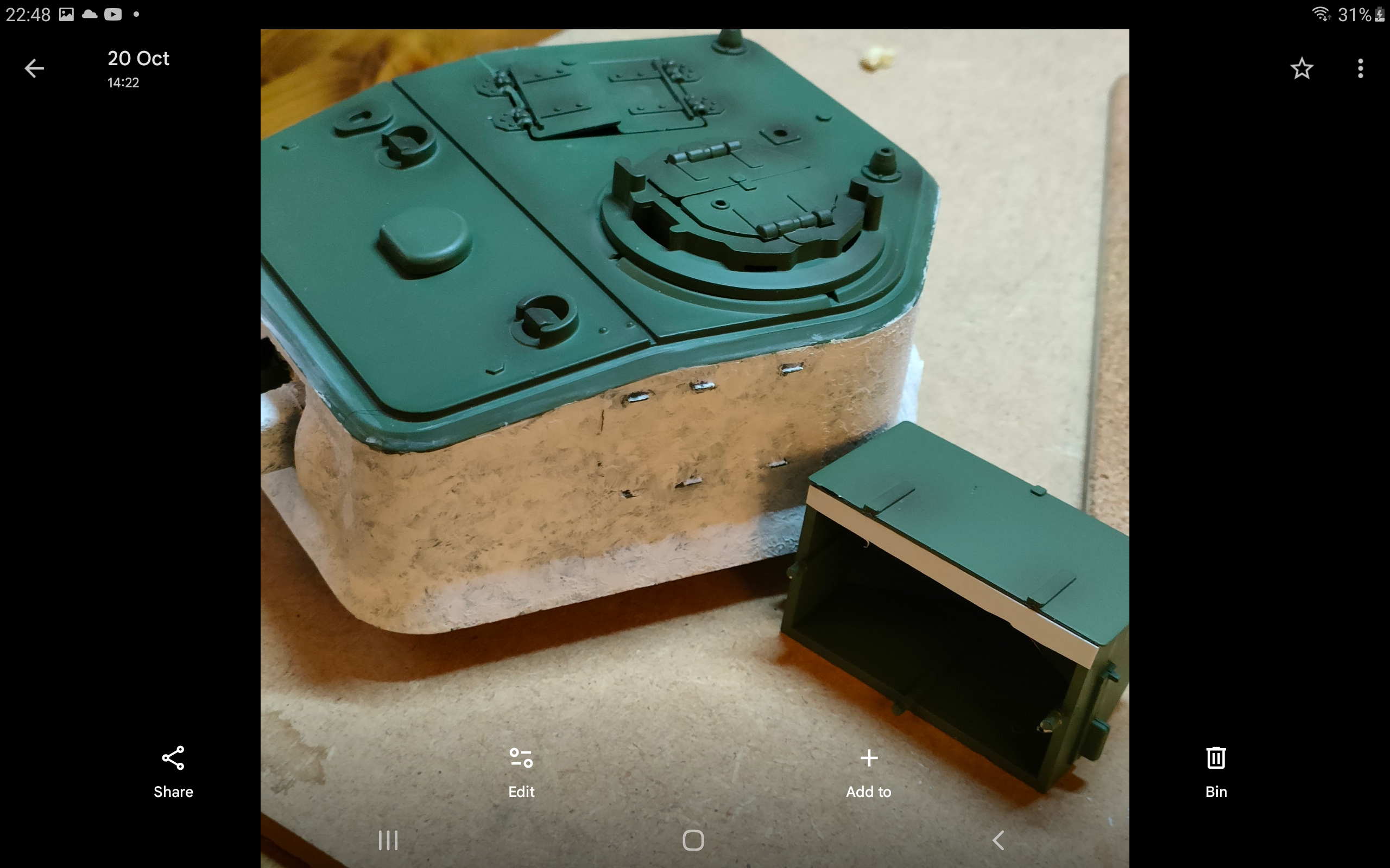 Cast texture to turret and back to turret bon