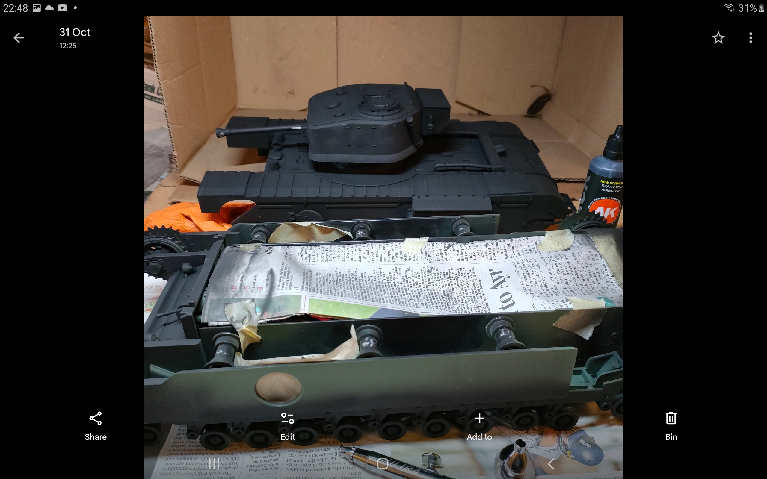 Churchill in black undercoat